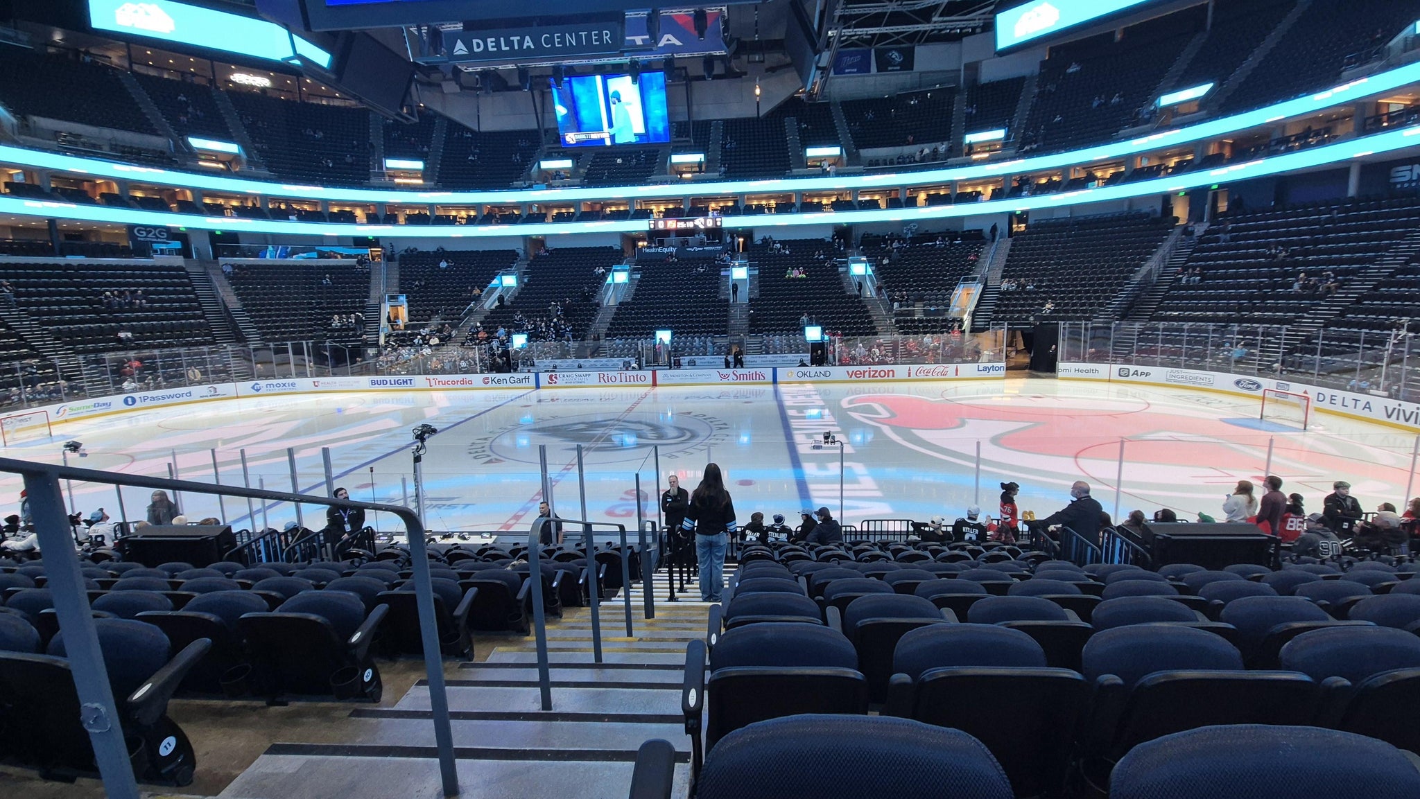 Real Fan View taken from Section 17 at Delta Center by Jasper E