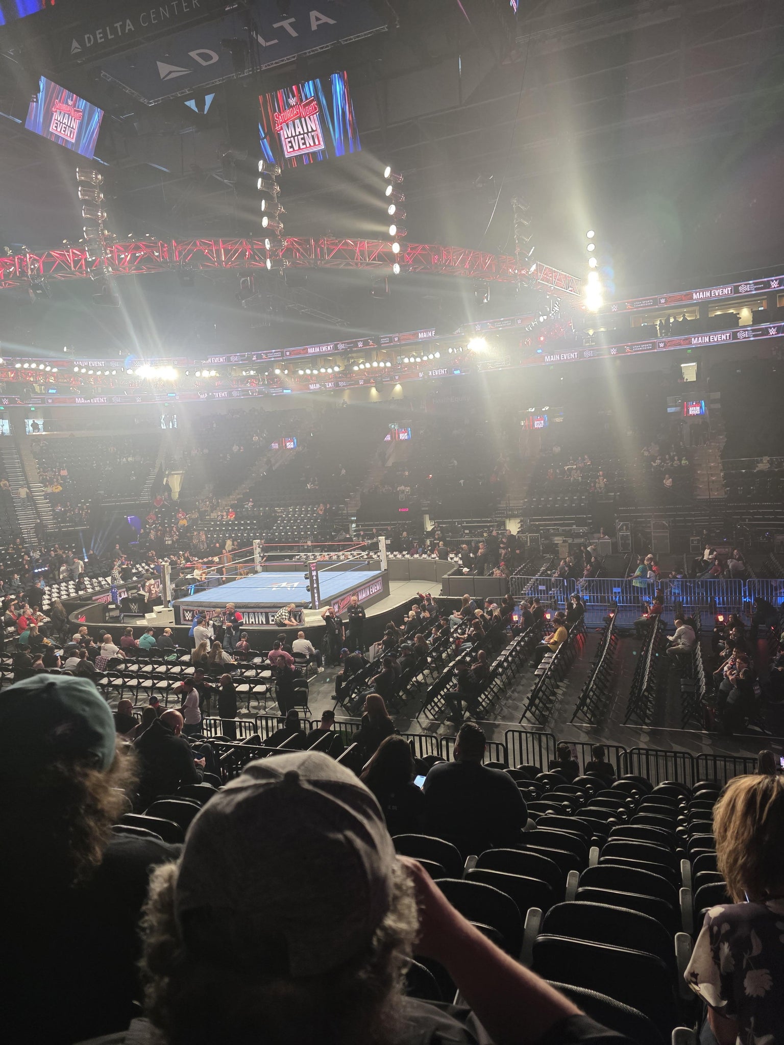 Real Fan View taken from Section 17 at Delta Center by Edward M