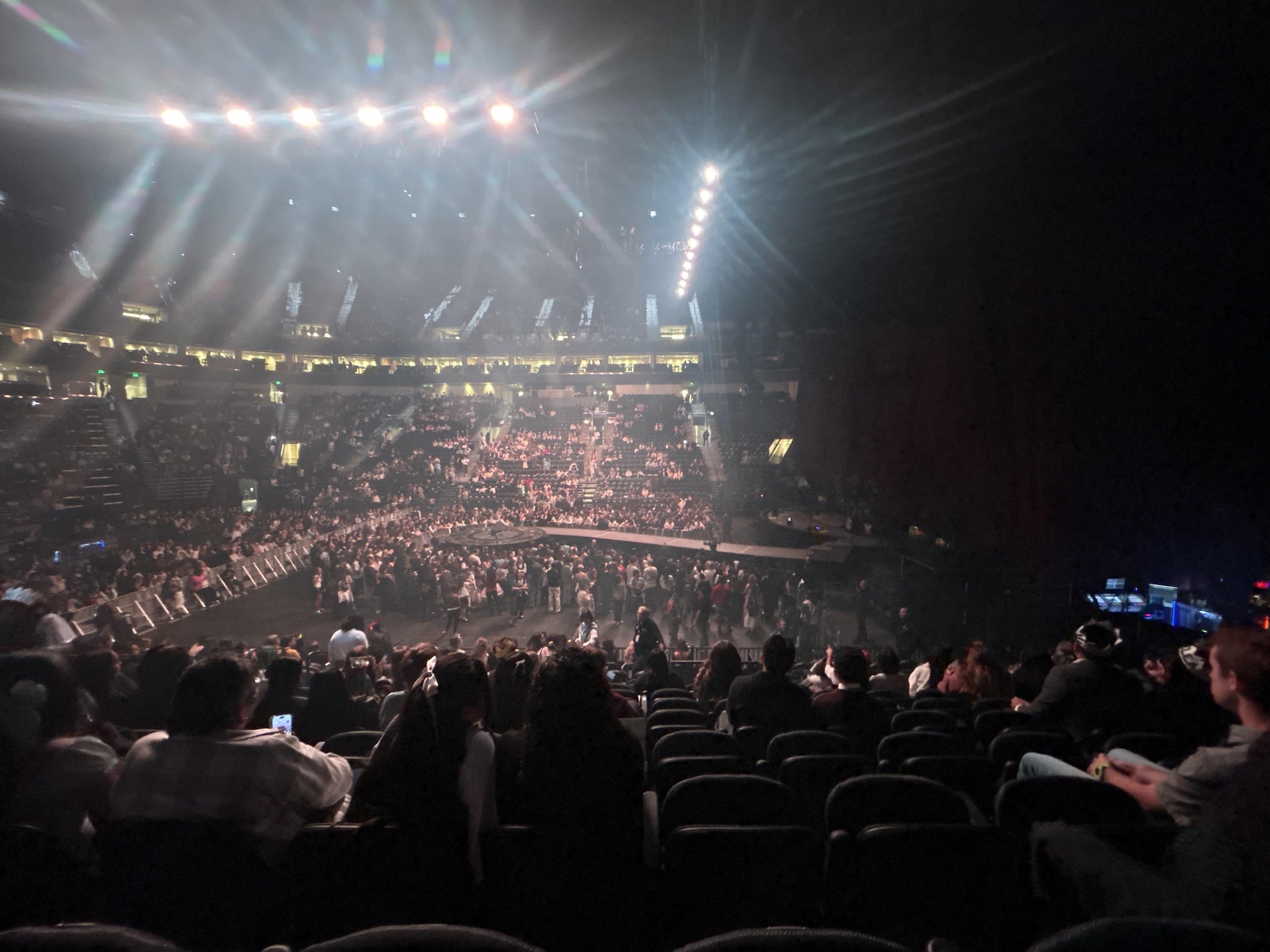 Real Fan View taken from Section 17 at Delta Center by Aimee G