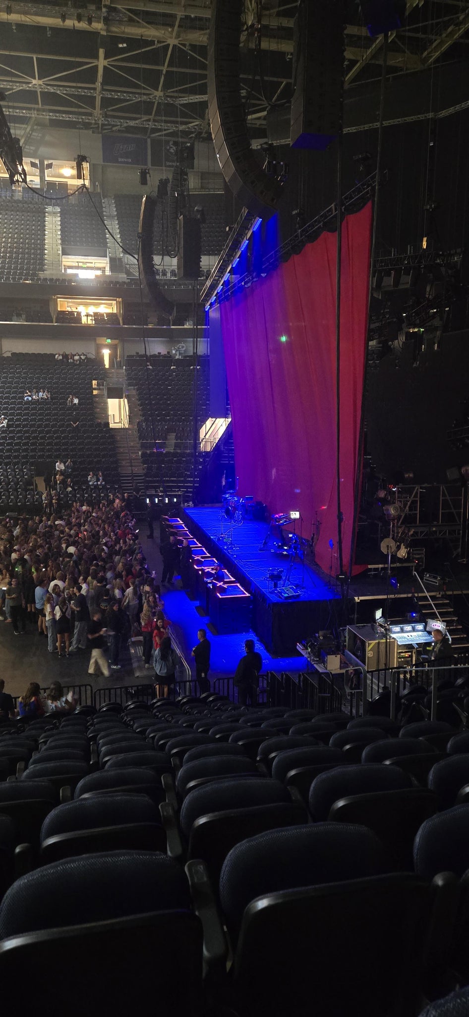 Real Fan View taken from Section 17 at Delta Center by Sabrina B