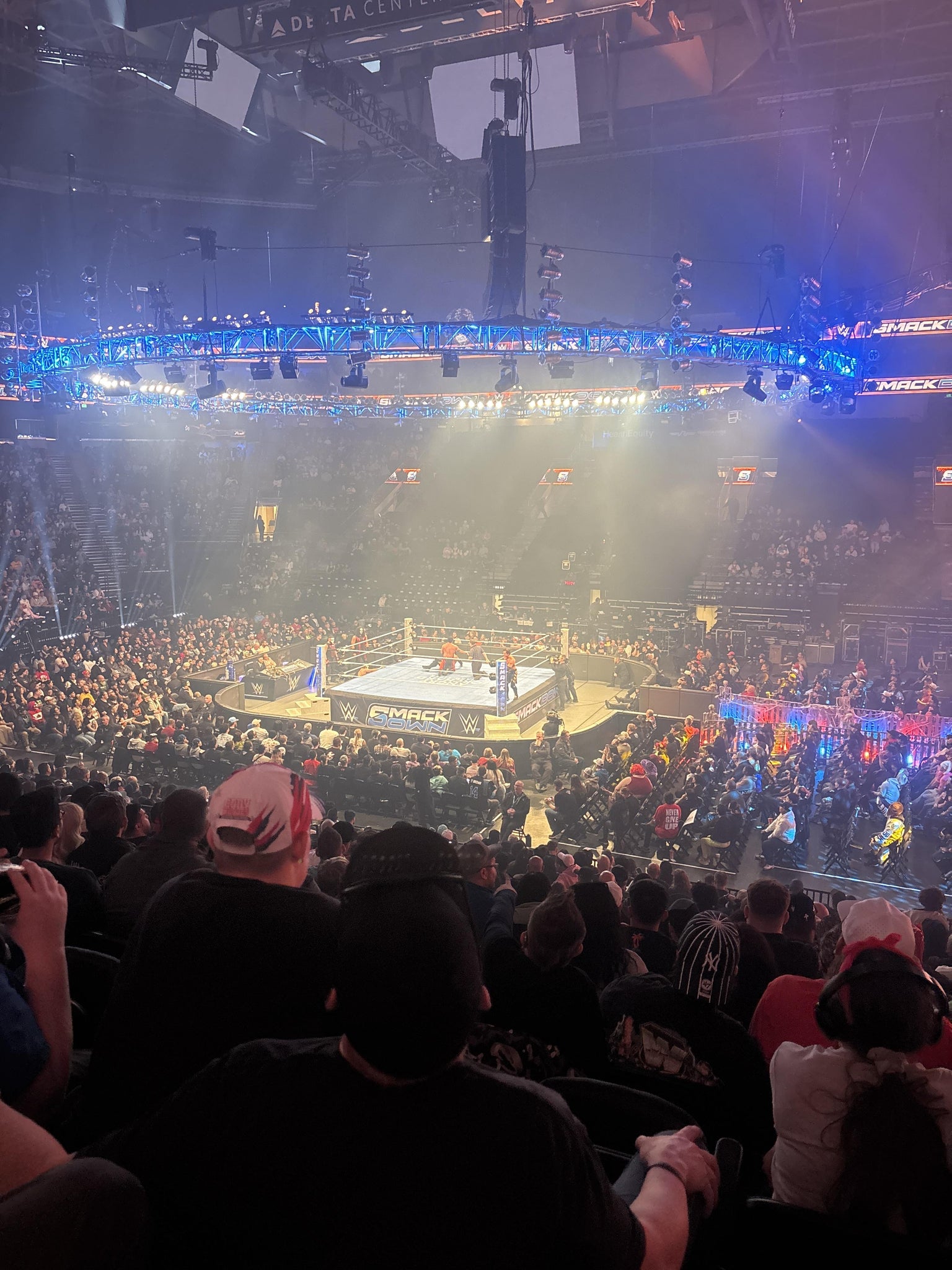 Real Fan View taken from Section 17 at Delta Center by Erick R