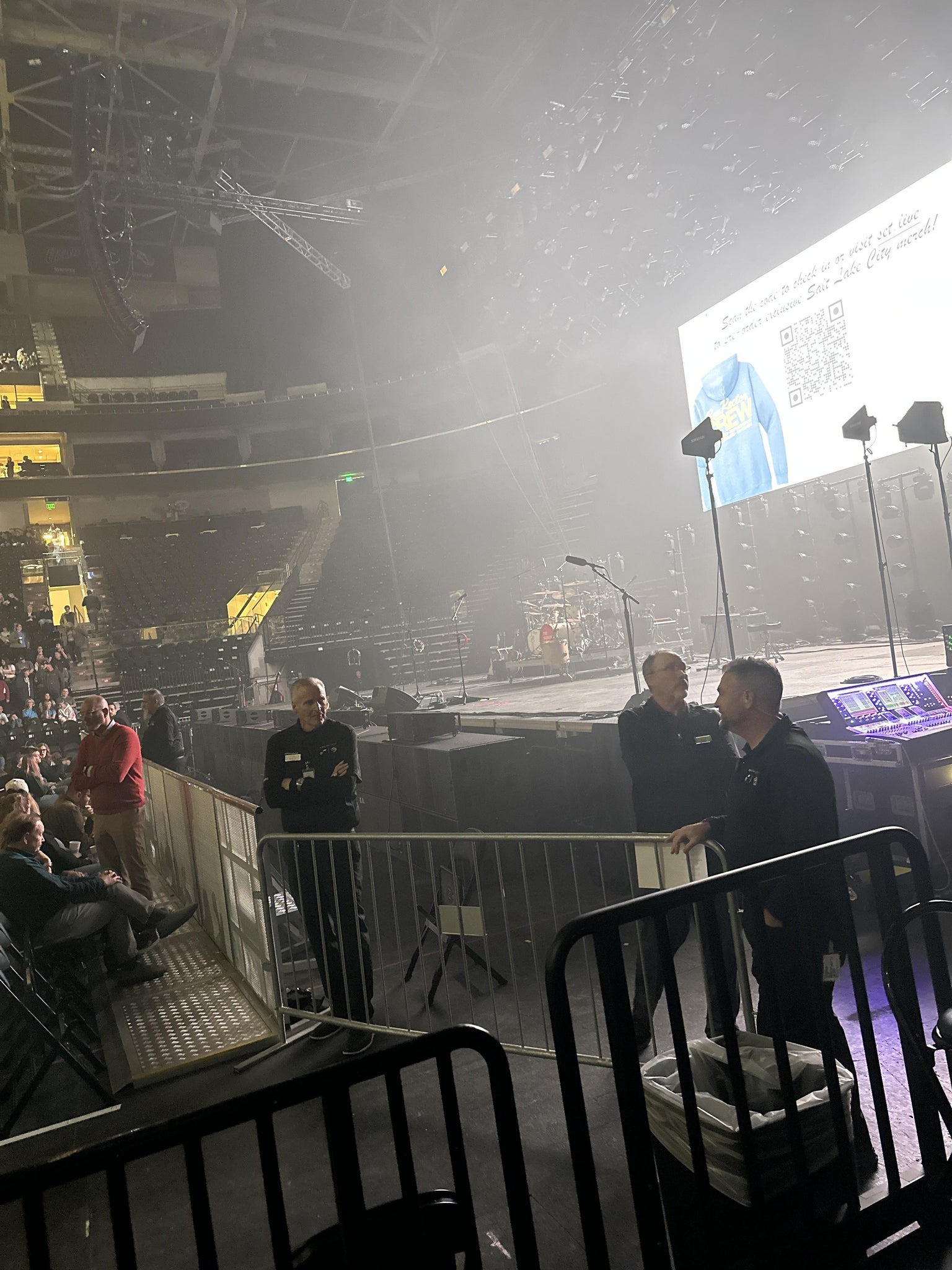 Real Fan View taken from Section 17 at Delta Center by Chelsea J