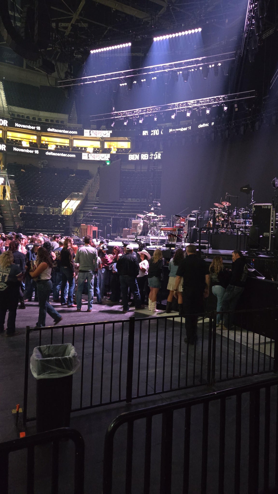 Real Fan View taken from Section 17 at Delta Center by Kelsey L