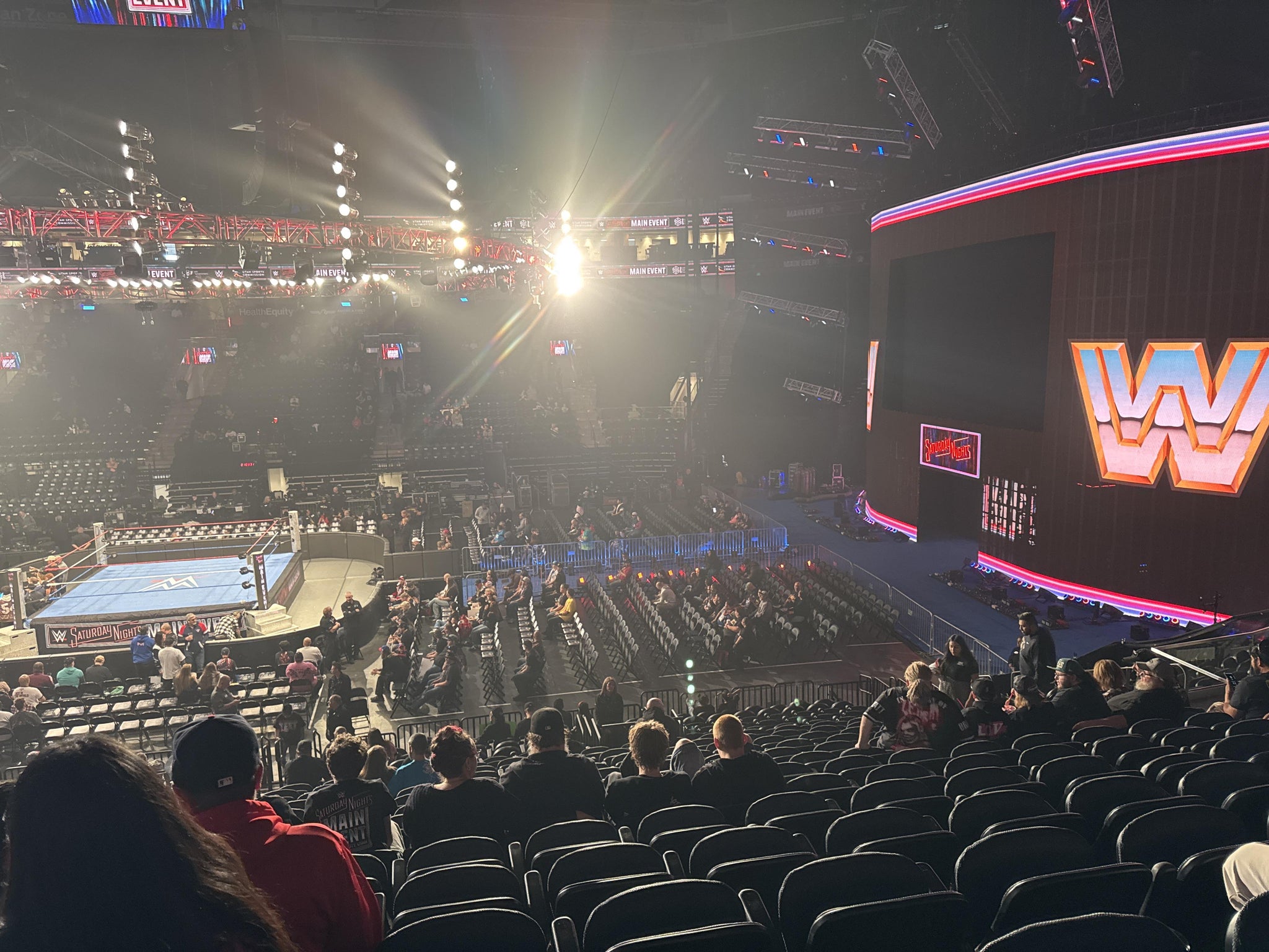 Real Fan View taken from Section 17 at Delta Center by Martin R