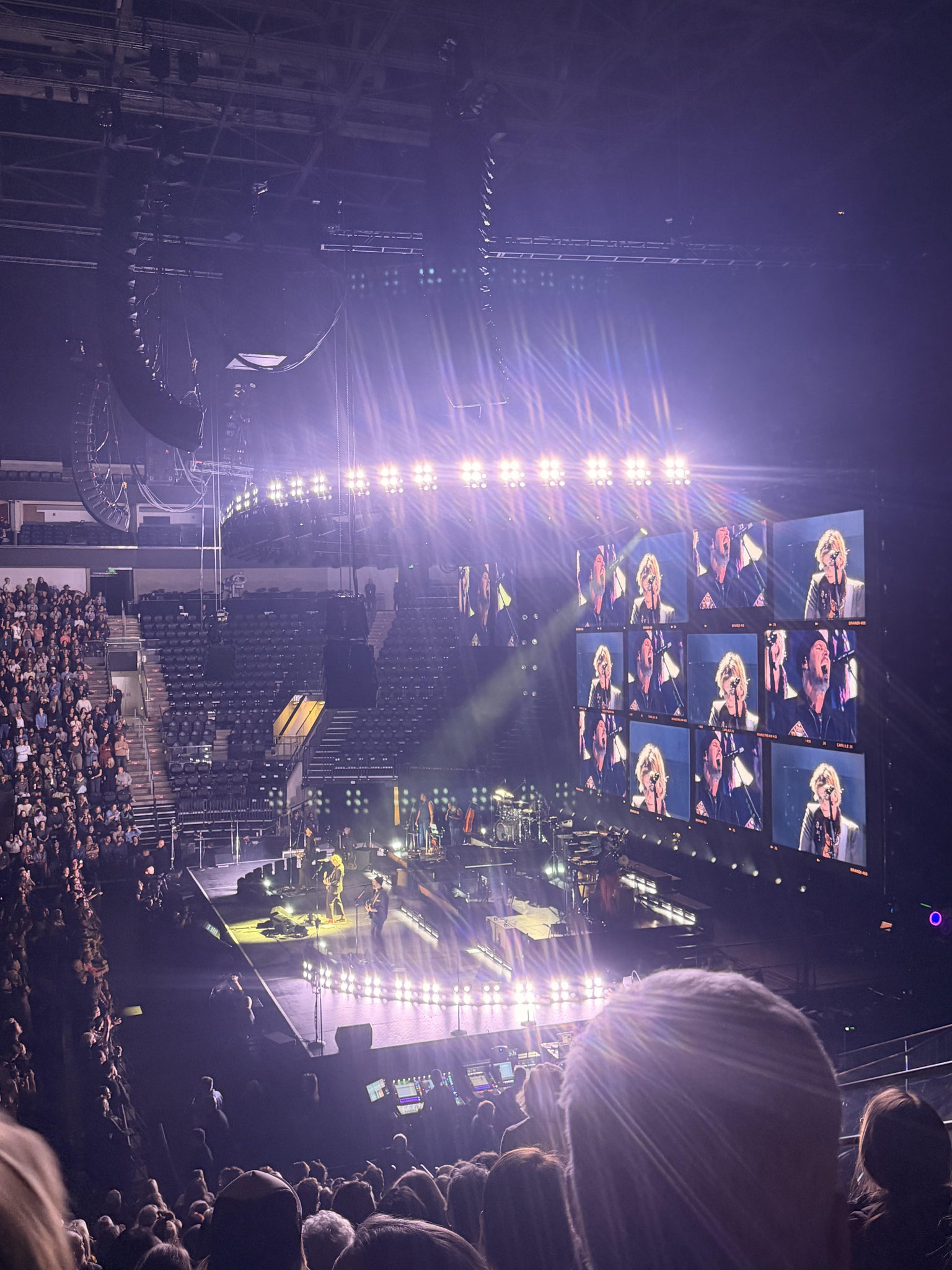 Real Fan View taken from Section 17 at Delta Center by Angel B