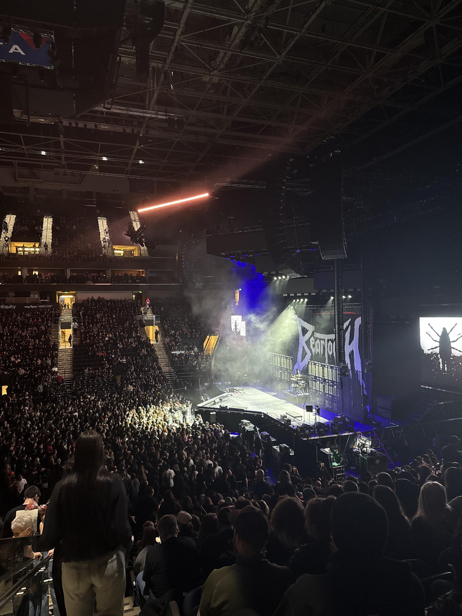 Real Fan View taken from Section 17 at Delta Center by Andrew K