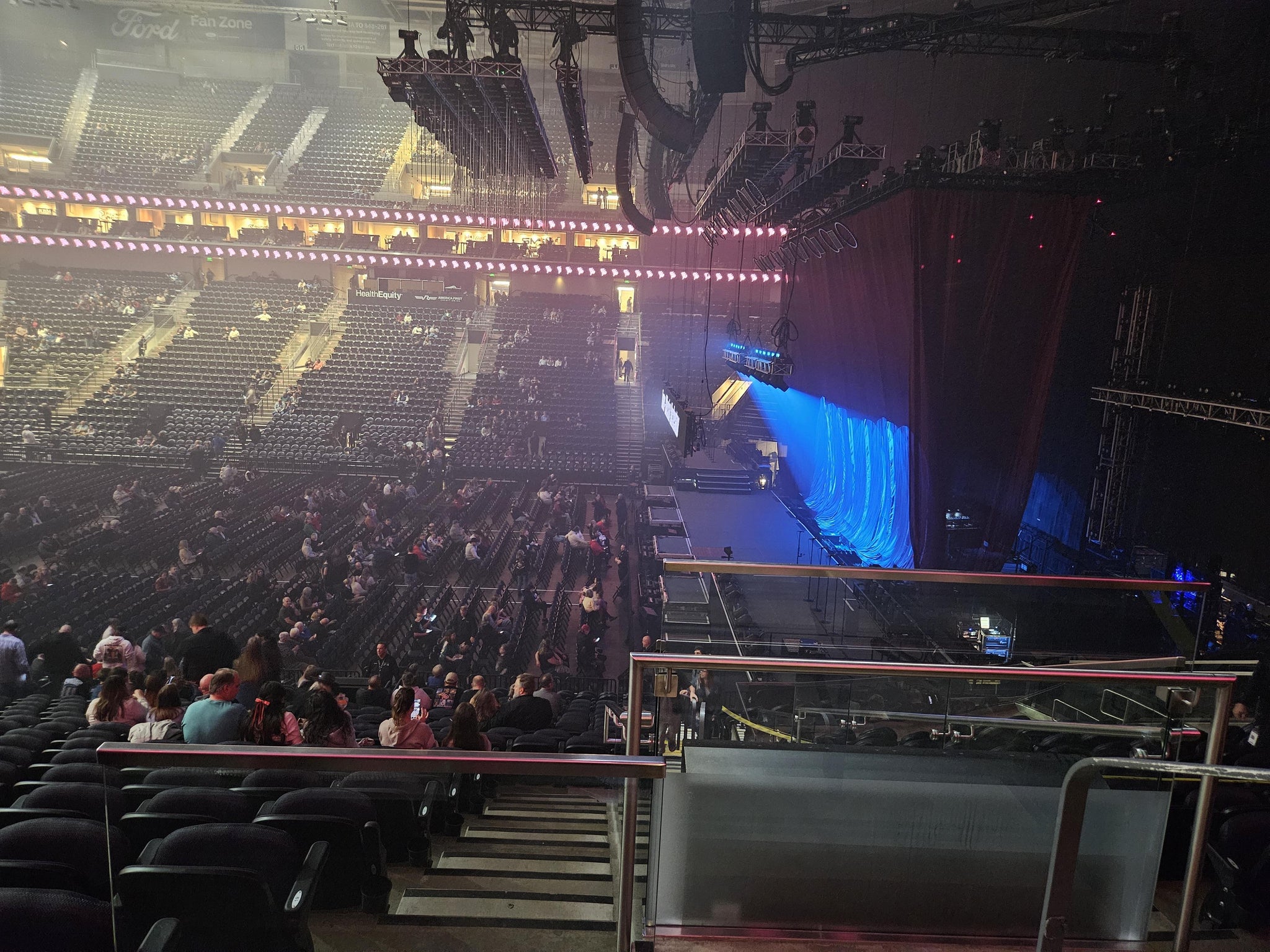 Real Fan View taken from Section 17 at Delta Center by Jacob F