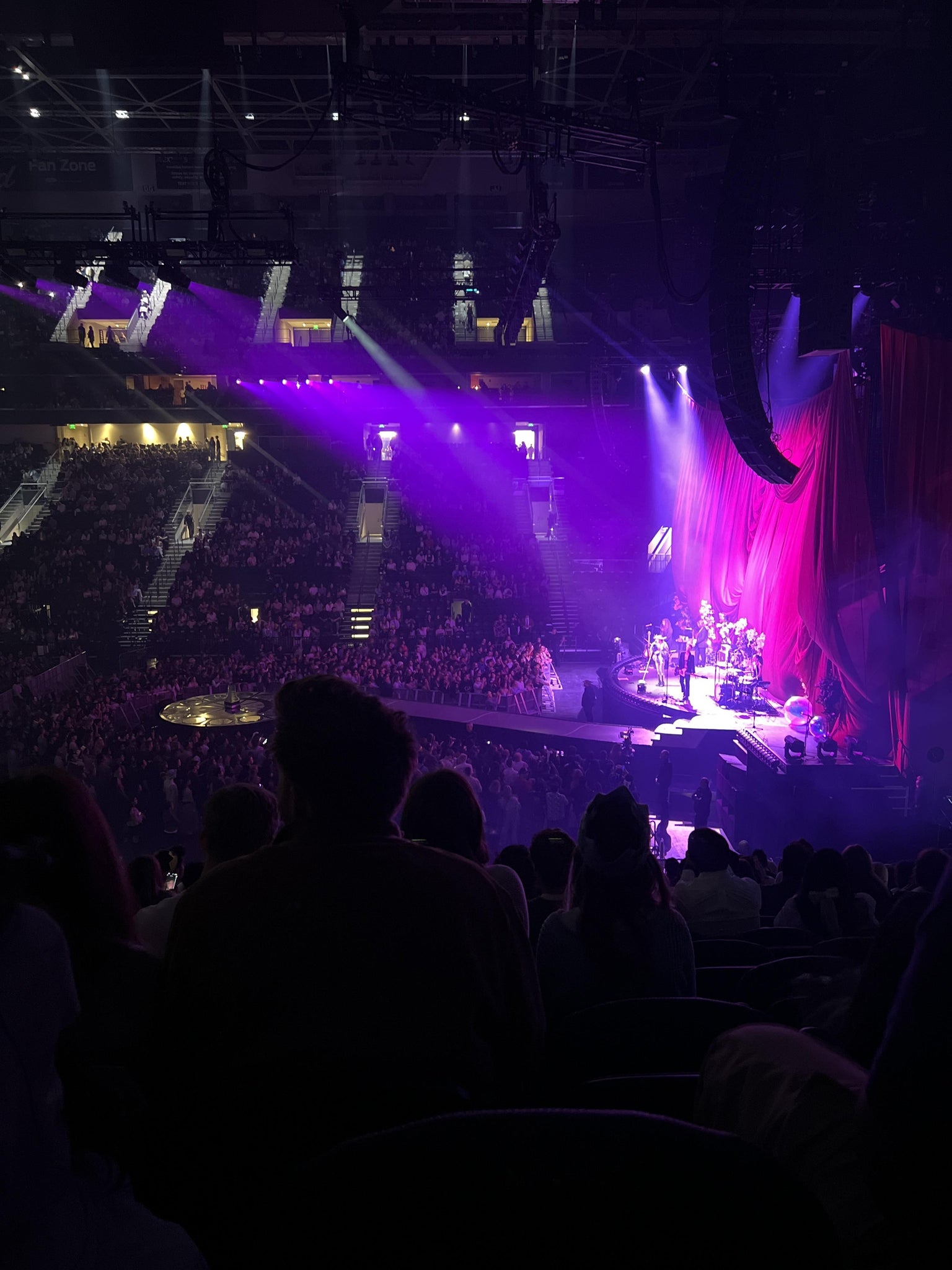 Real Fan View taken from Section 17 at Delta Center by Melanie A