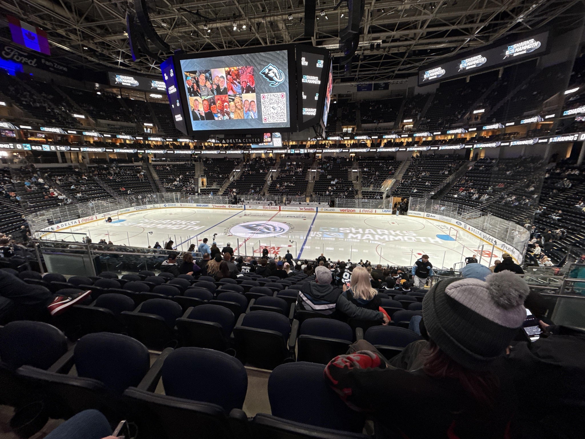 Real Fan View taken from Section 17 at Delta Center by Jake M