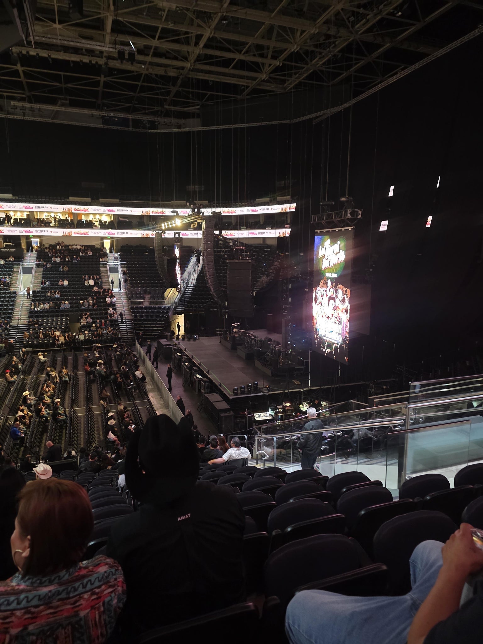 Real Fan View taken from Section 17 at Delta Center by Fernando G