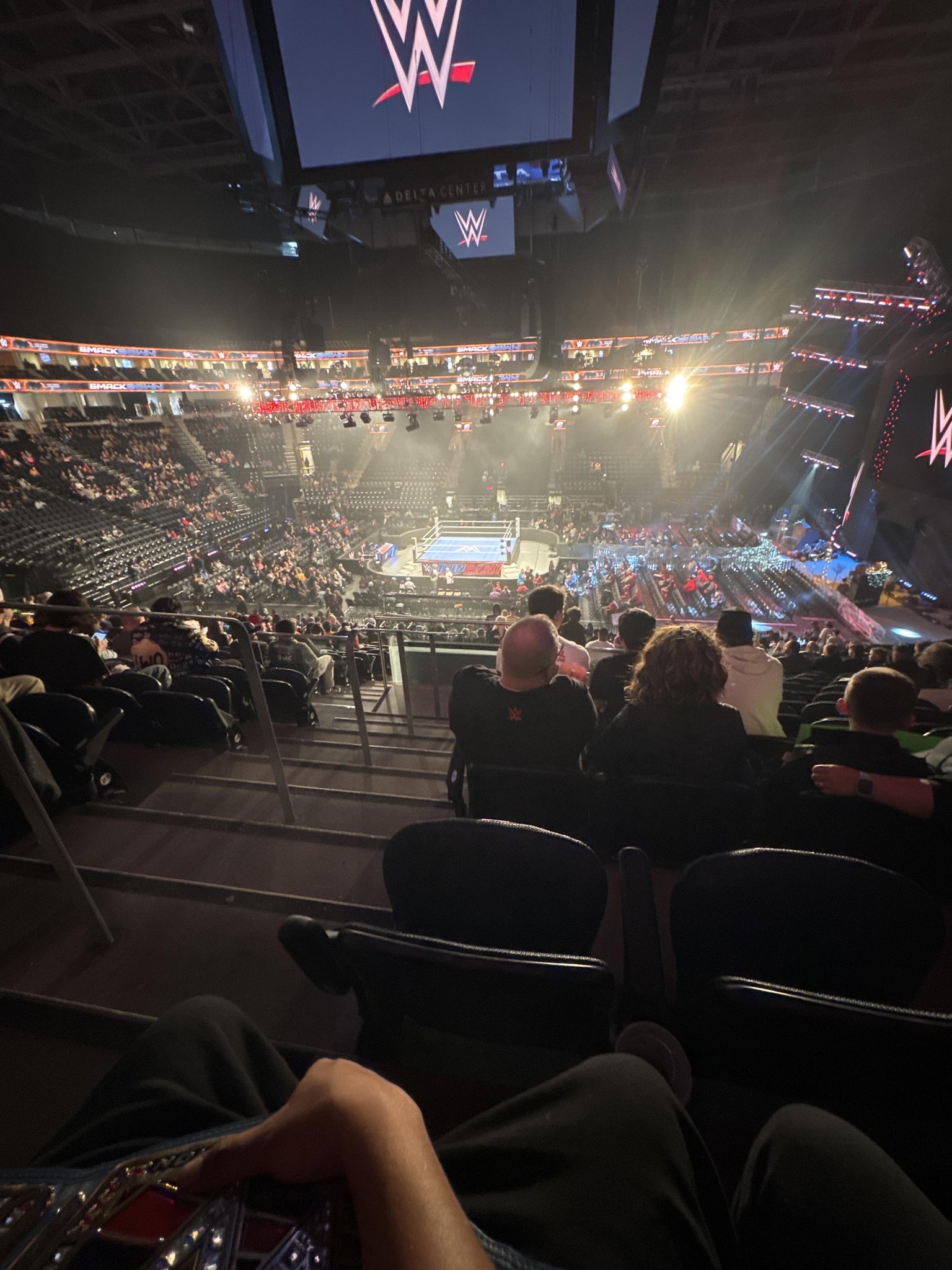 Real Fan View taken from Section 17 at Delta Center by Anonymous User