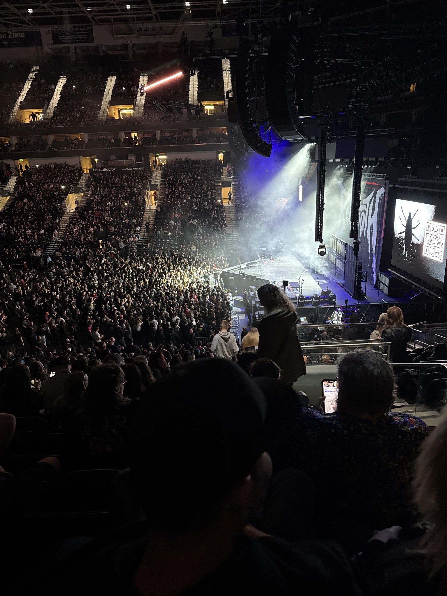 Real Fan View taken from Section 17 at Delta Center by Michelle C