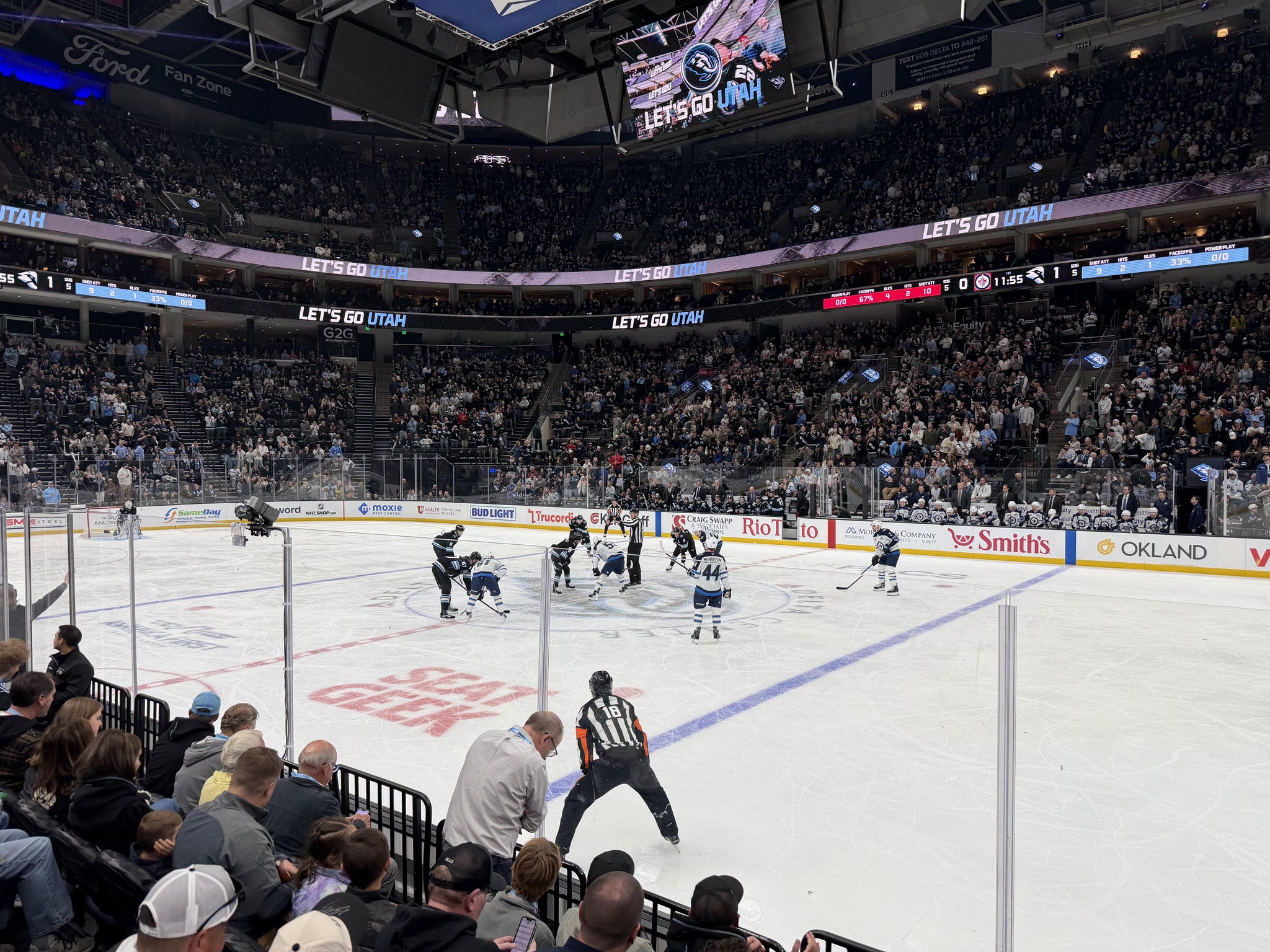 Real Fan View taken from Section 17 at Delta Center by Cole O