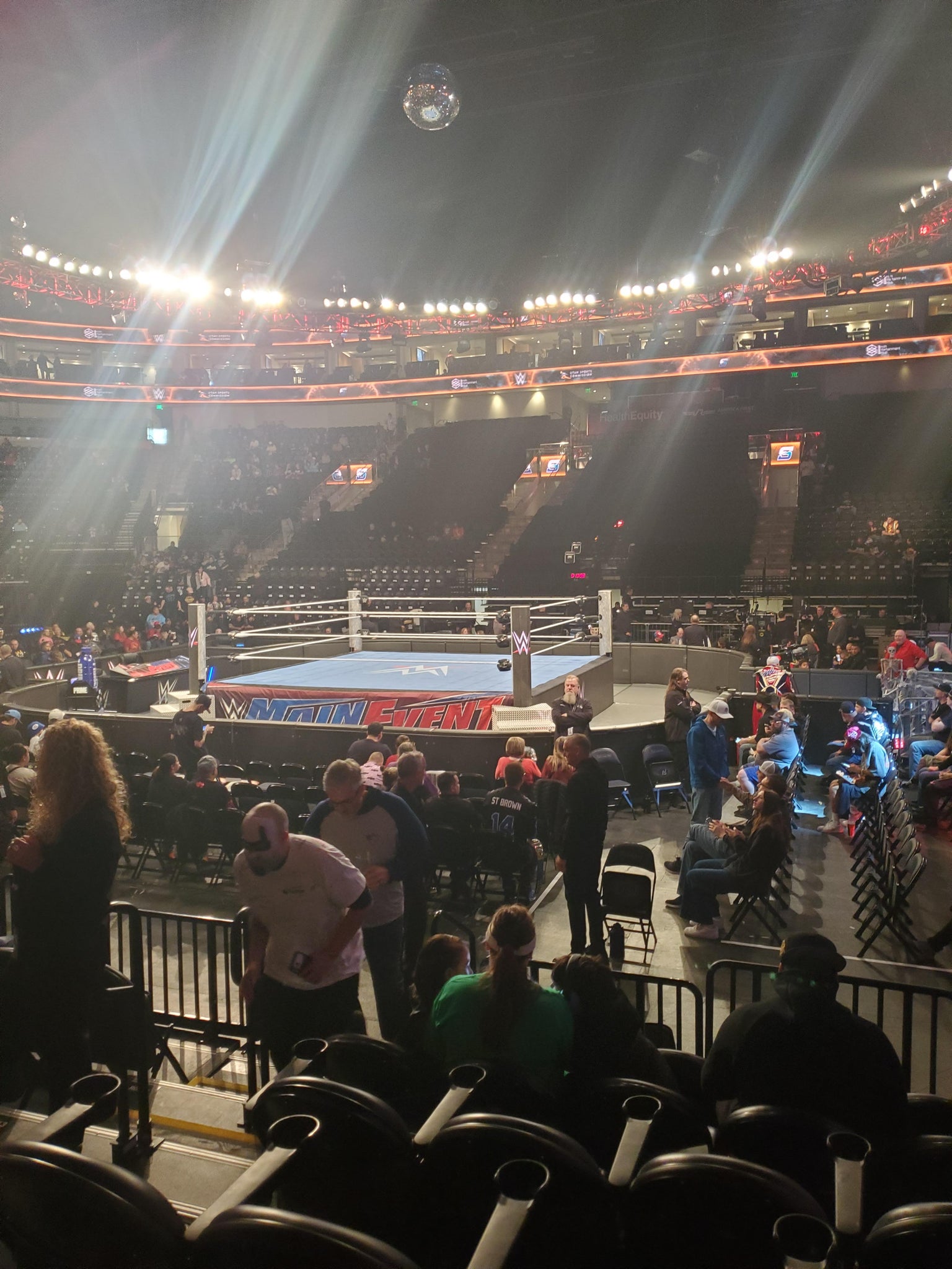 Real Fan View taken from Section 17 at Delta Center by Anthony  Z