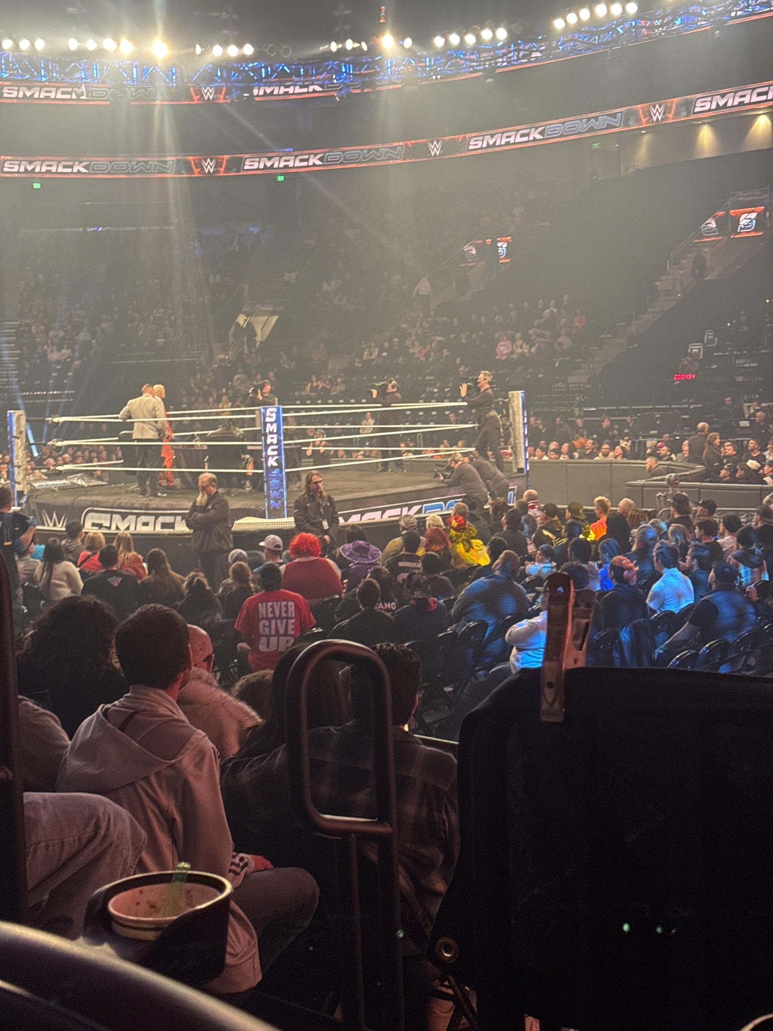 Real Fan View taken from Section 17 at Delta Center by Abdi A