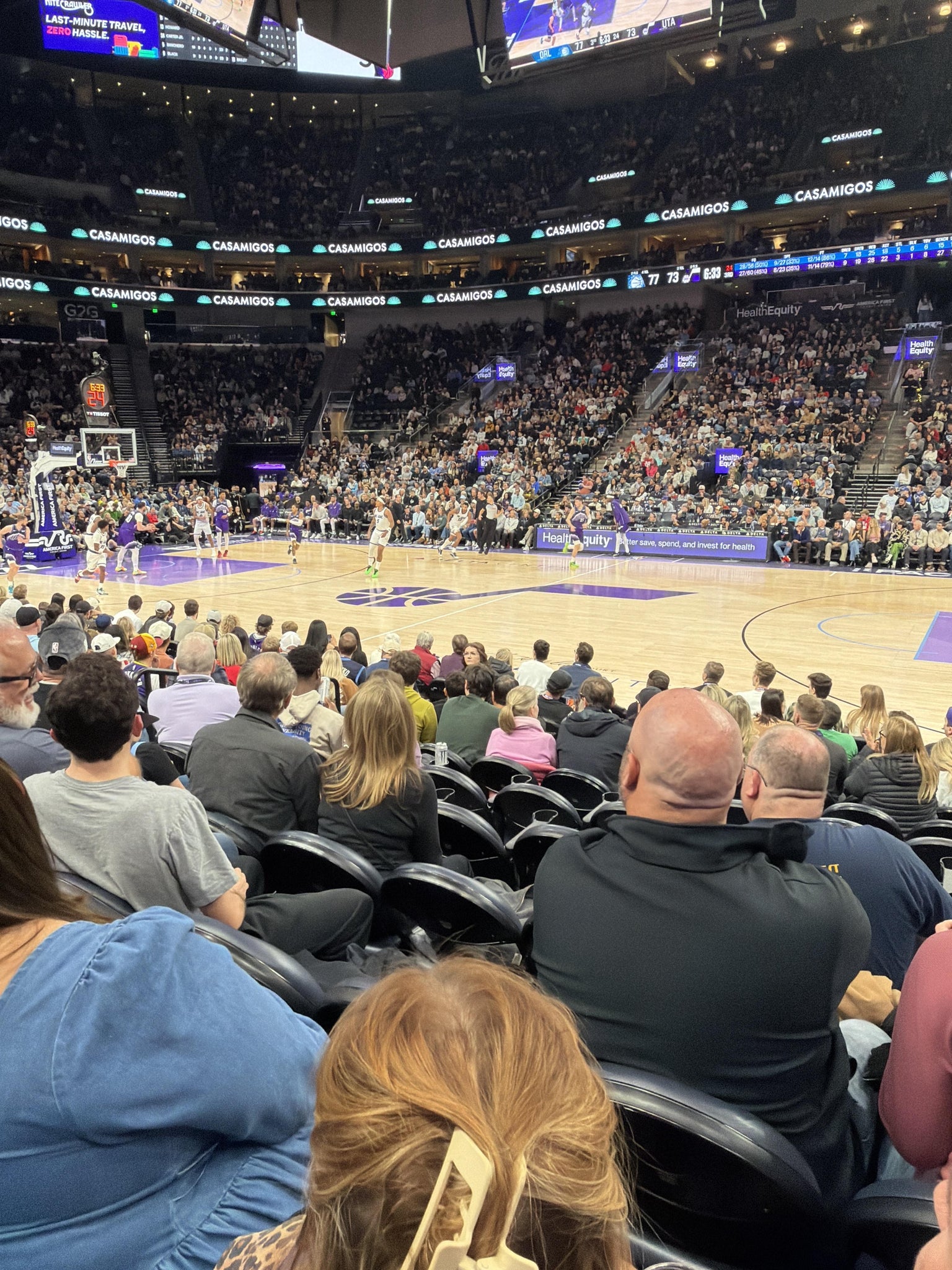 Real Fan View taken from Section 17 at Delta Center by Jeremy F