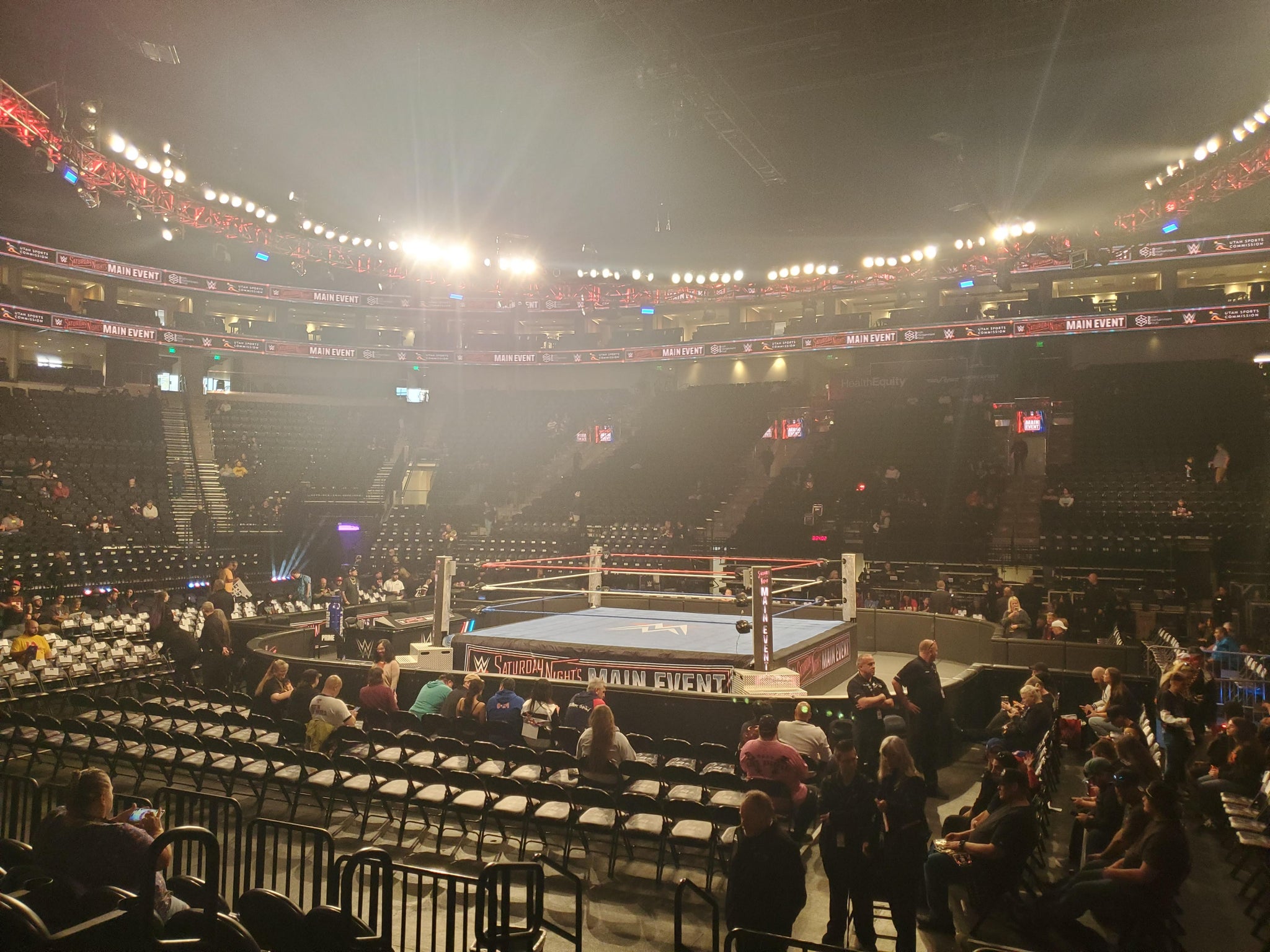Real Fan View taken from Section 17 at Delta Center by Anthony  Z