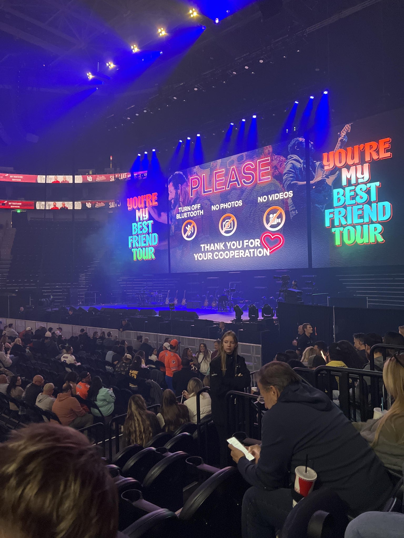 Real Fan View taken from Section 17 at Delta Center by Tiffany L