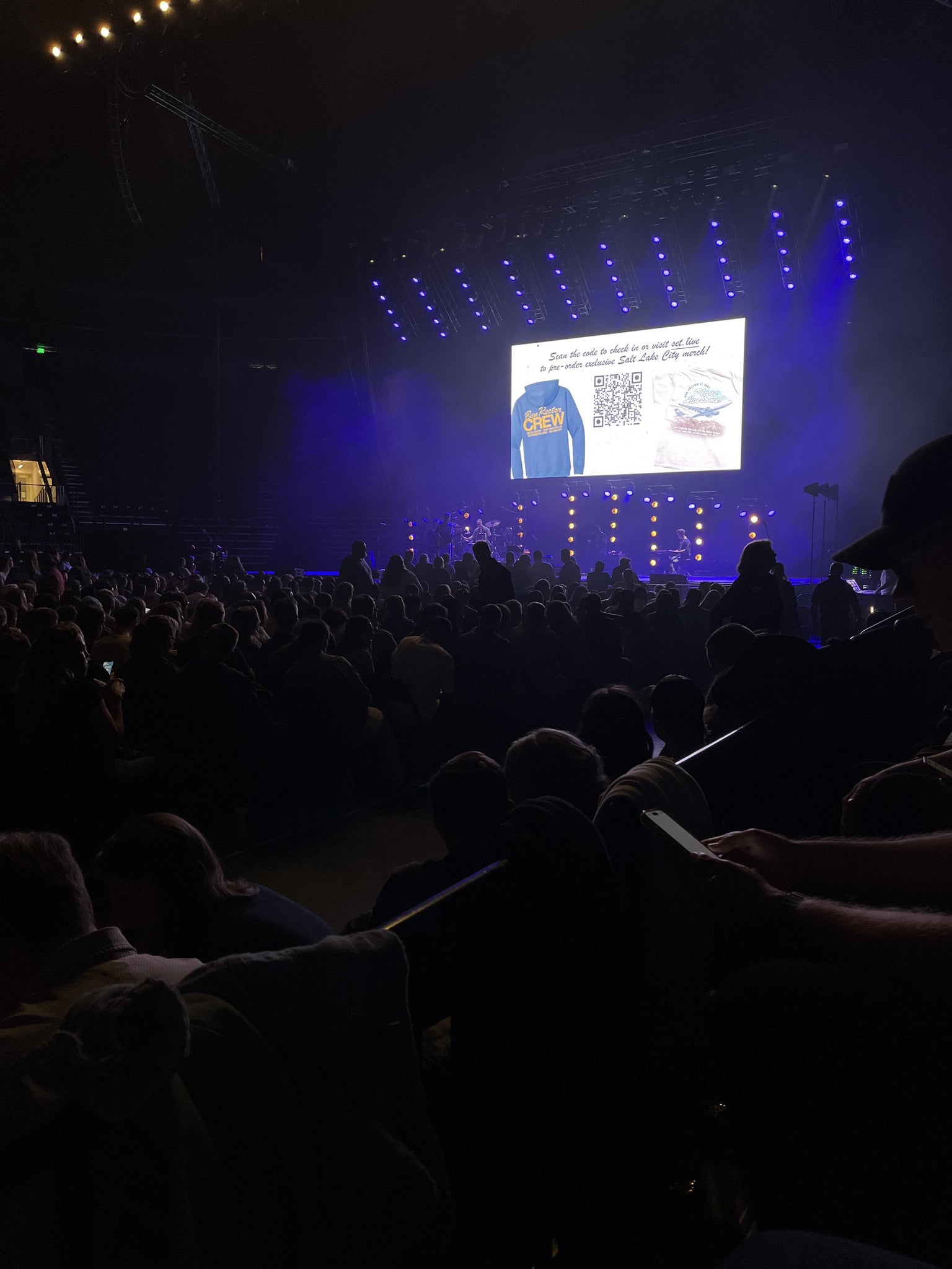 Real Fan View taken from Section 18 at Delta Center by Anonymous User