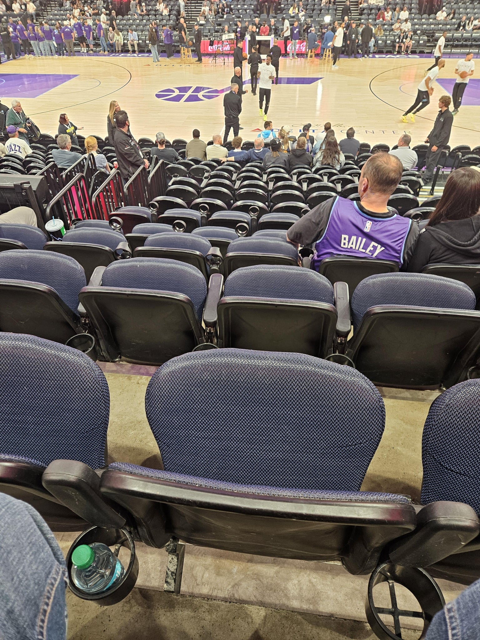Real Fan View taken from Section 18 at Delta Center by Kakela D