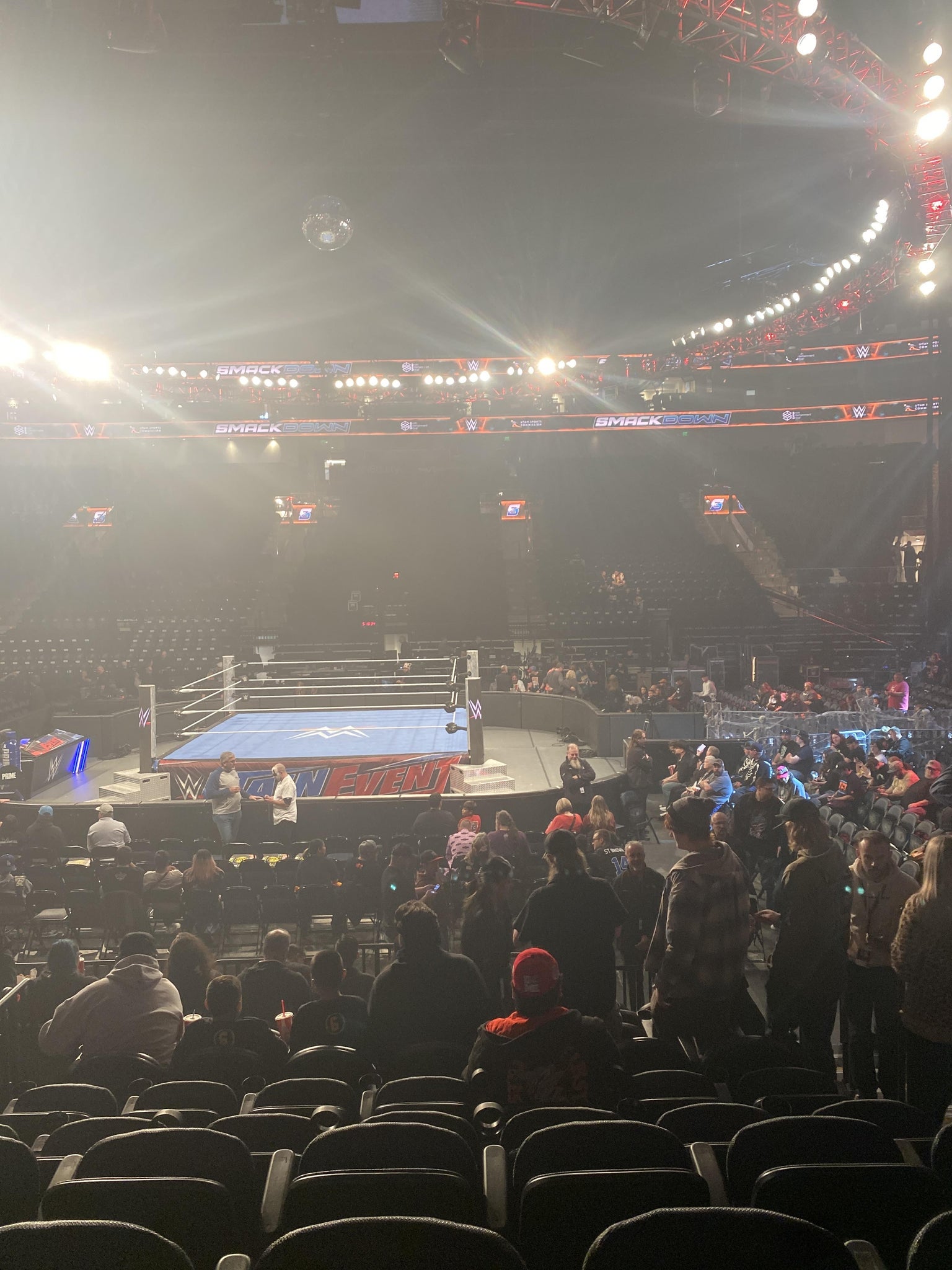 Real Fan View taken from Section 18 at Delta Center by Marcus S