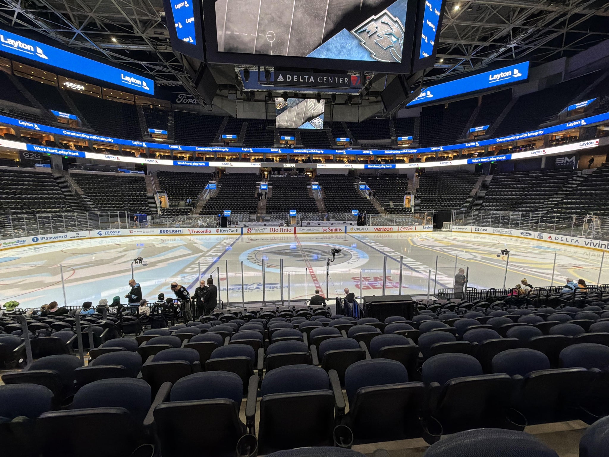 Real Fan View taken from Section 18 at Delta Center by Amy S