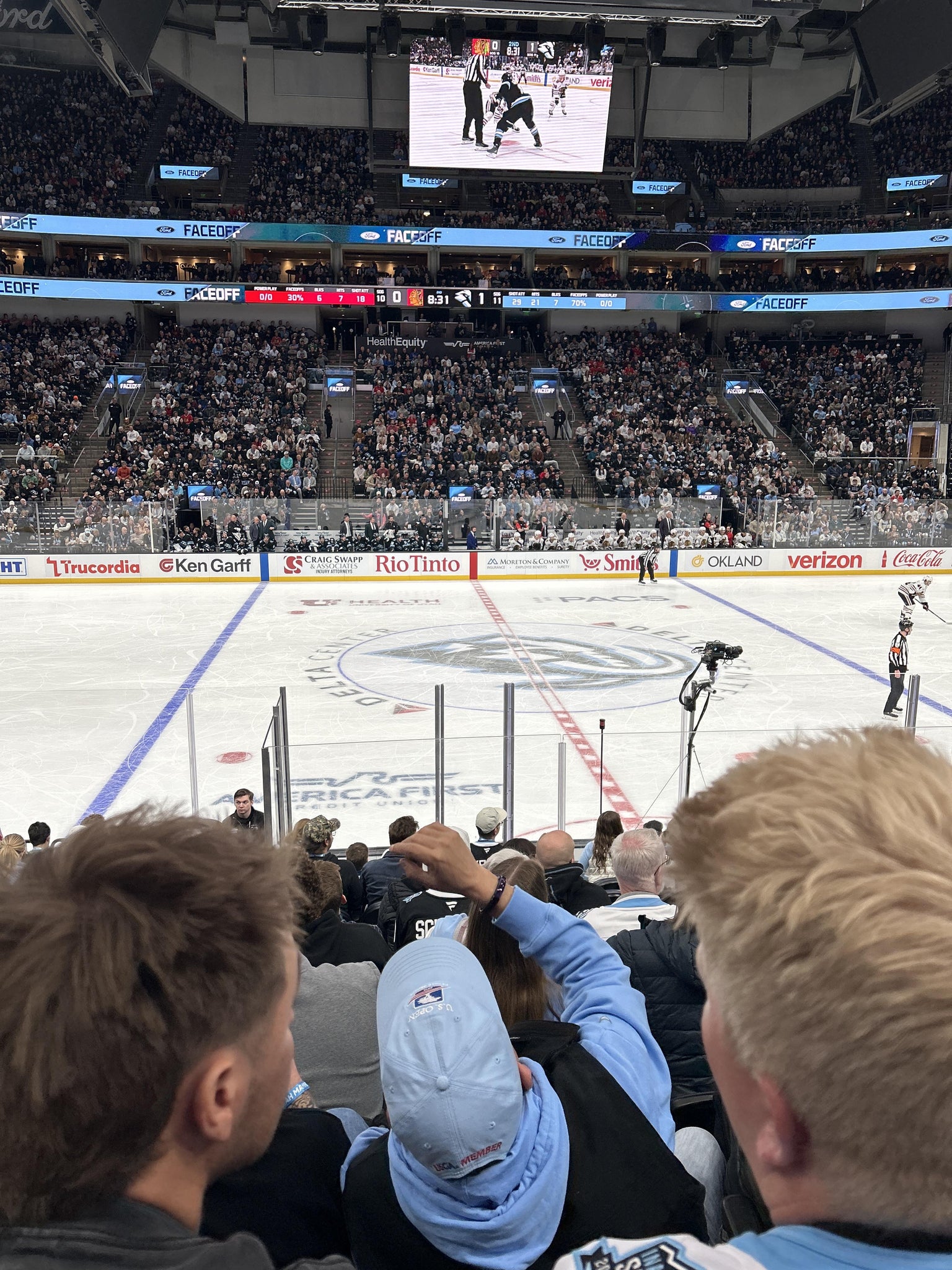 Real Fan View taken from Section 18 at Delta Center by Matt C