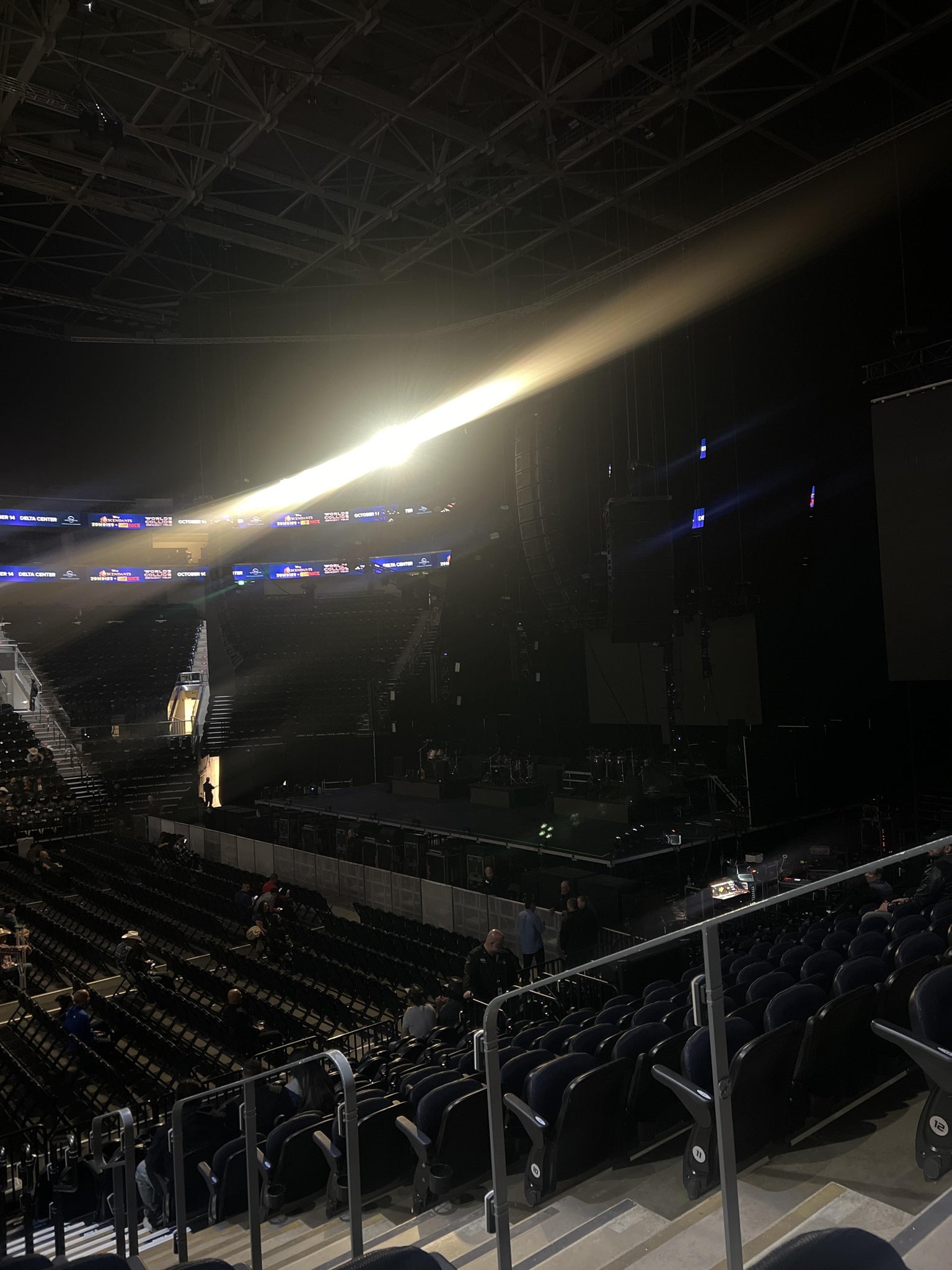 Real Fan View taken from Section 18 at Delta Center by Anonymous User