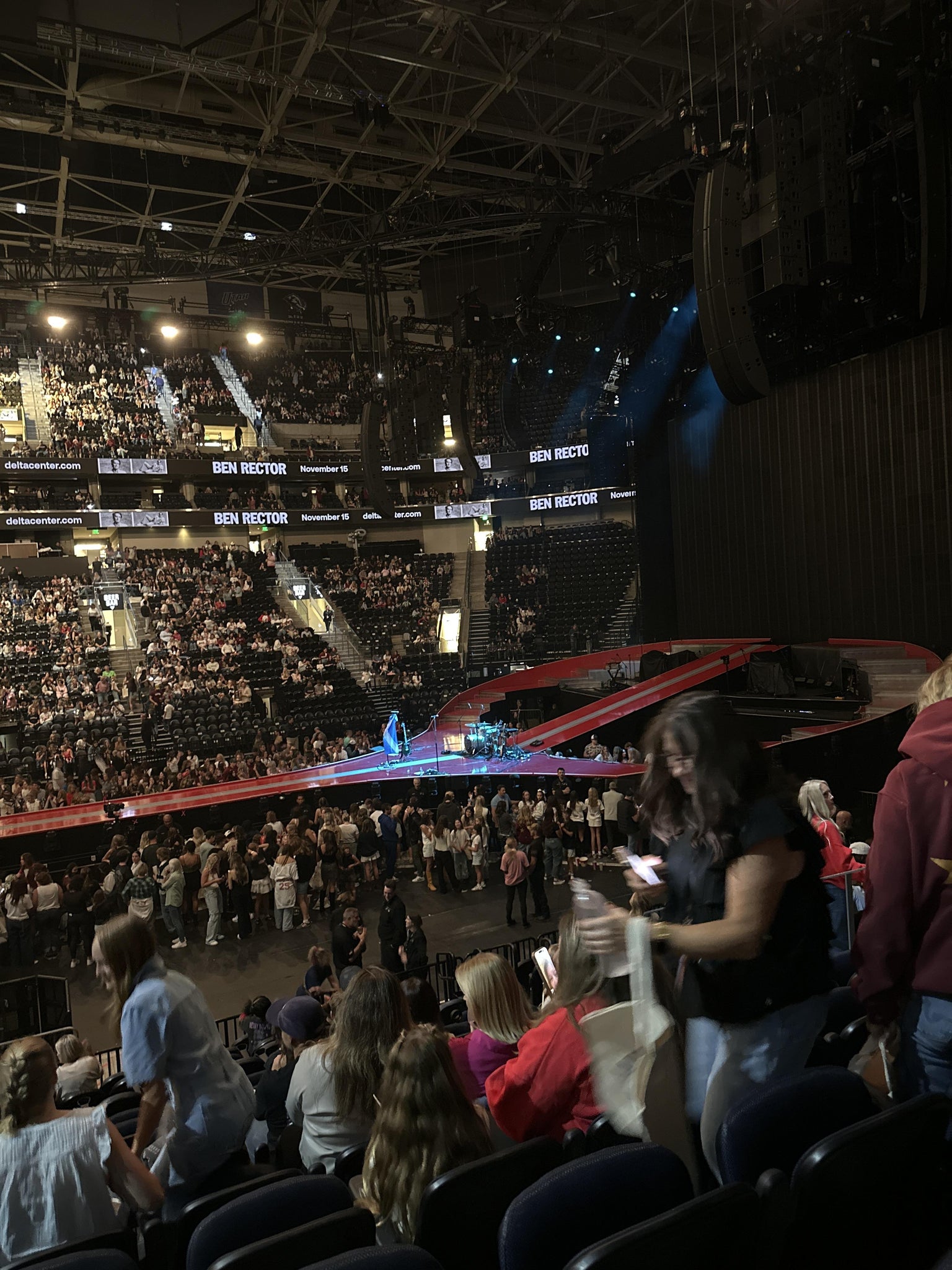 Real Fan View taken from Section 18 at Delta Center by Madison K