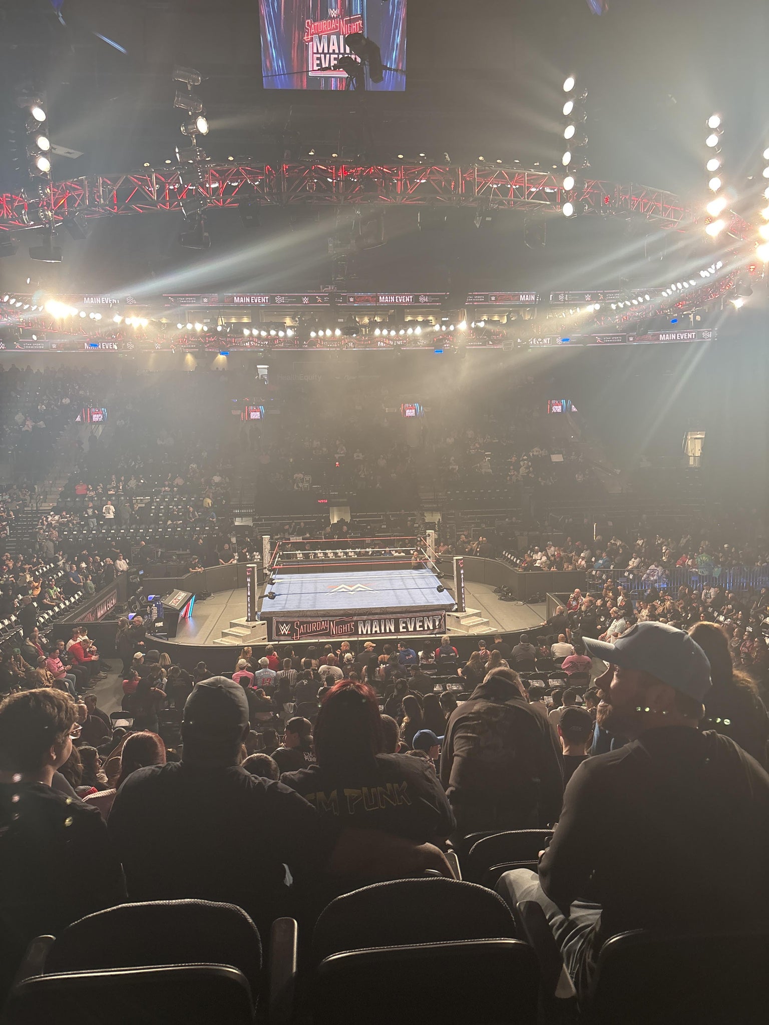 Real Fan View taken from Section 18 at Delta Center by Angela A