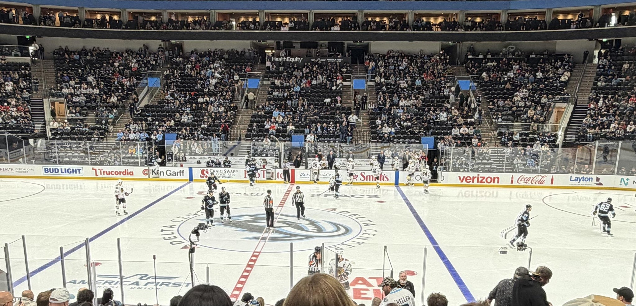 Real Fan View taken from Section 18 at Delta Center by Scott S