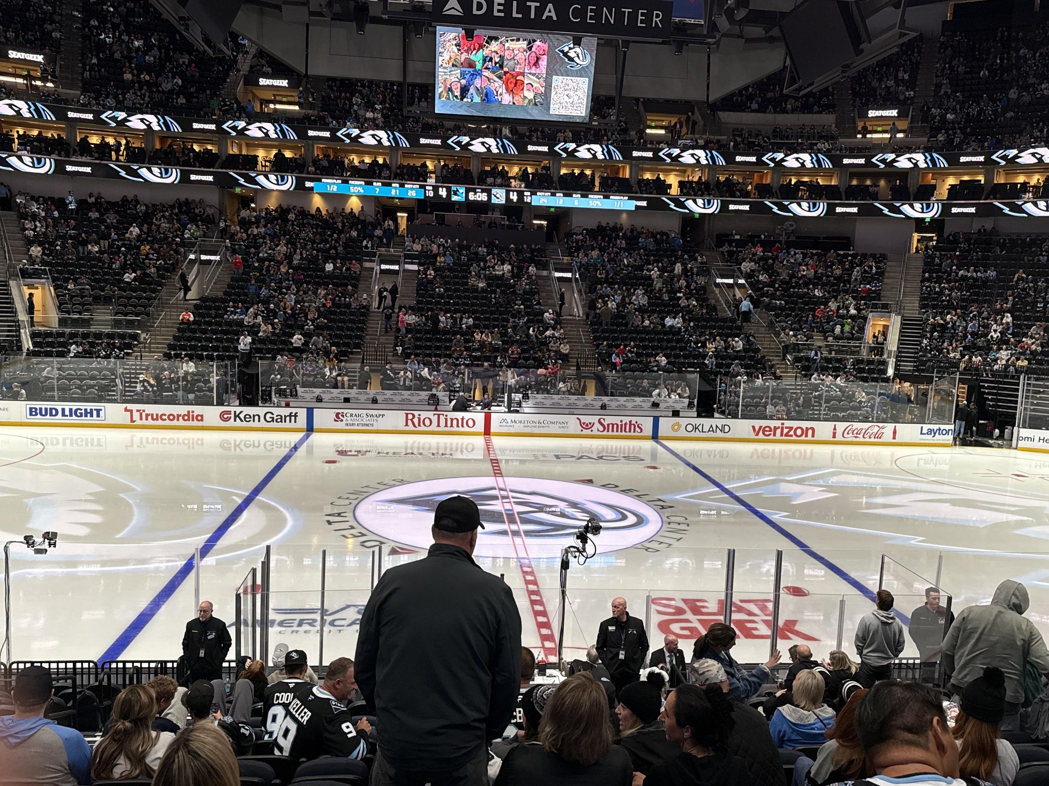 Real Fan View taken from Section 18 at Delta Center by Jordan S