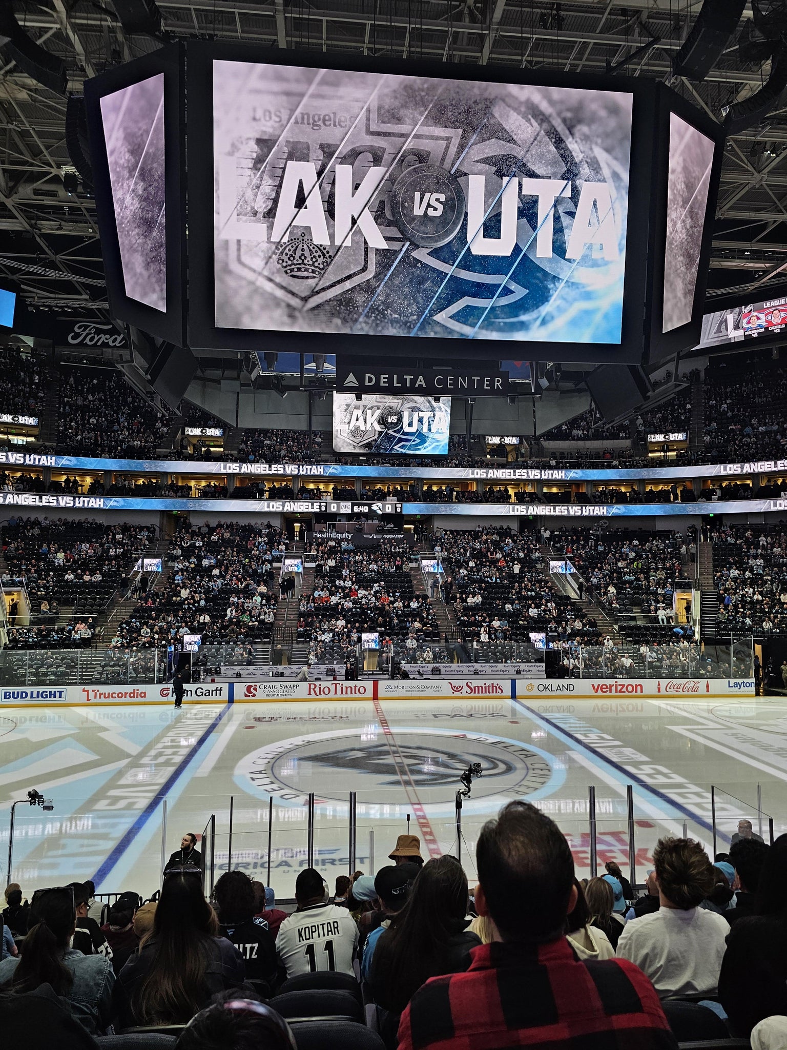 Real Fan View taken from Section 18 at Delta Center by Jacob H