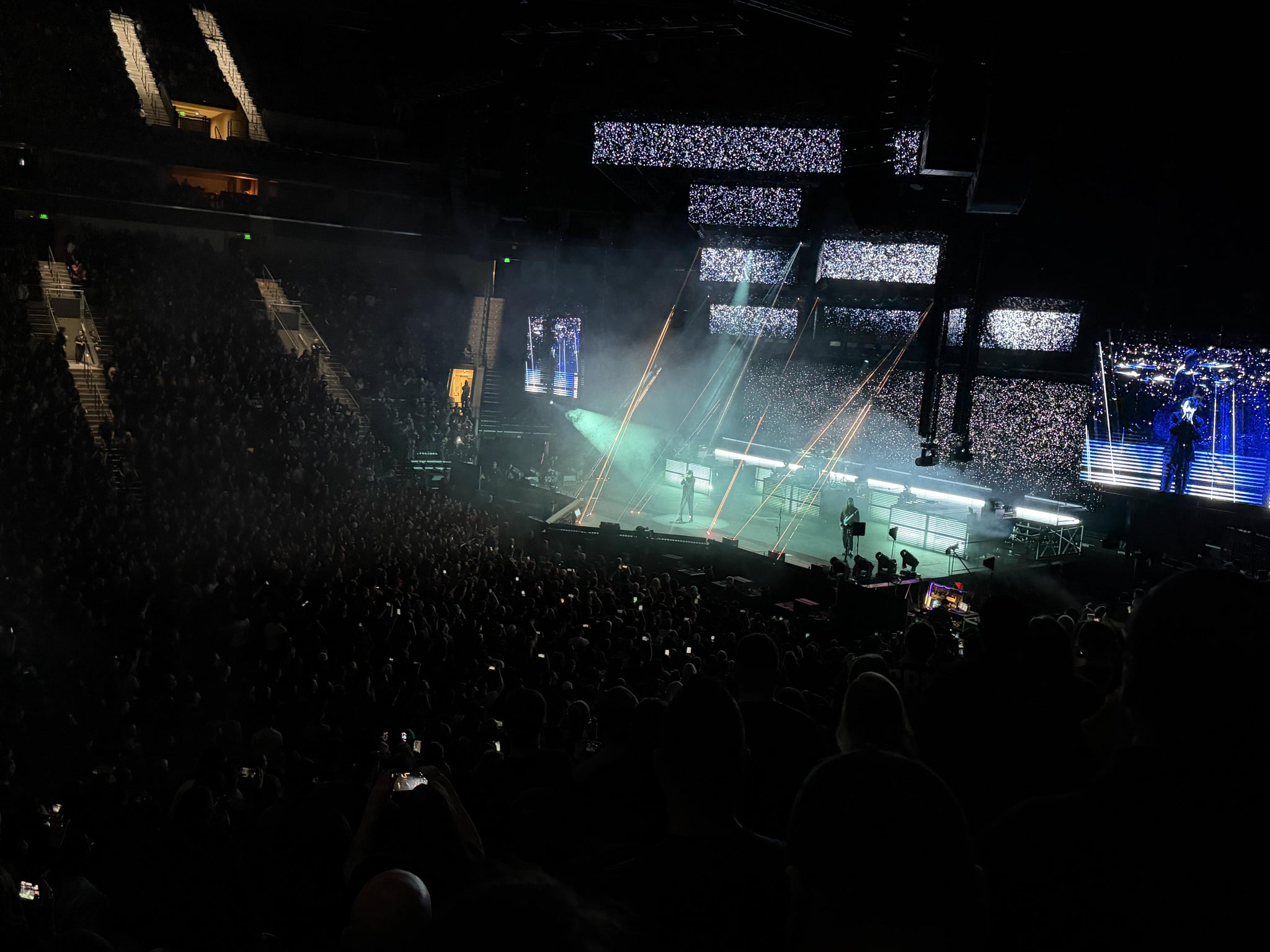 Real Fan View taken from Section 18 at Delta Center by Michael H