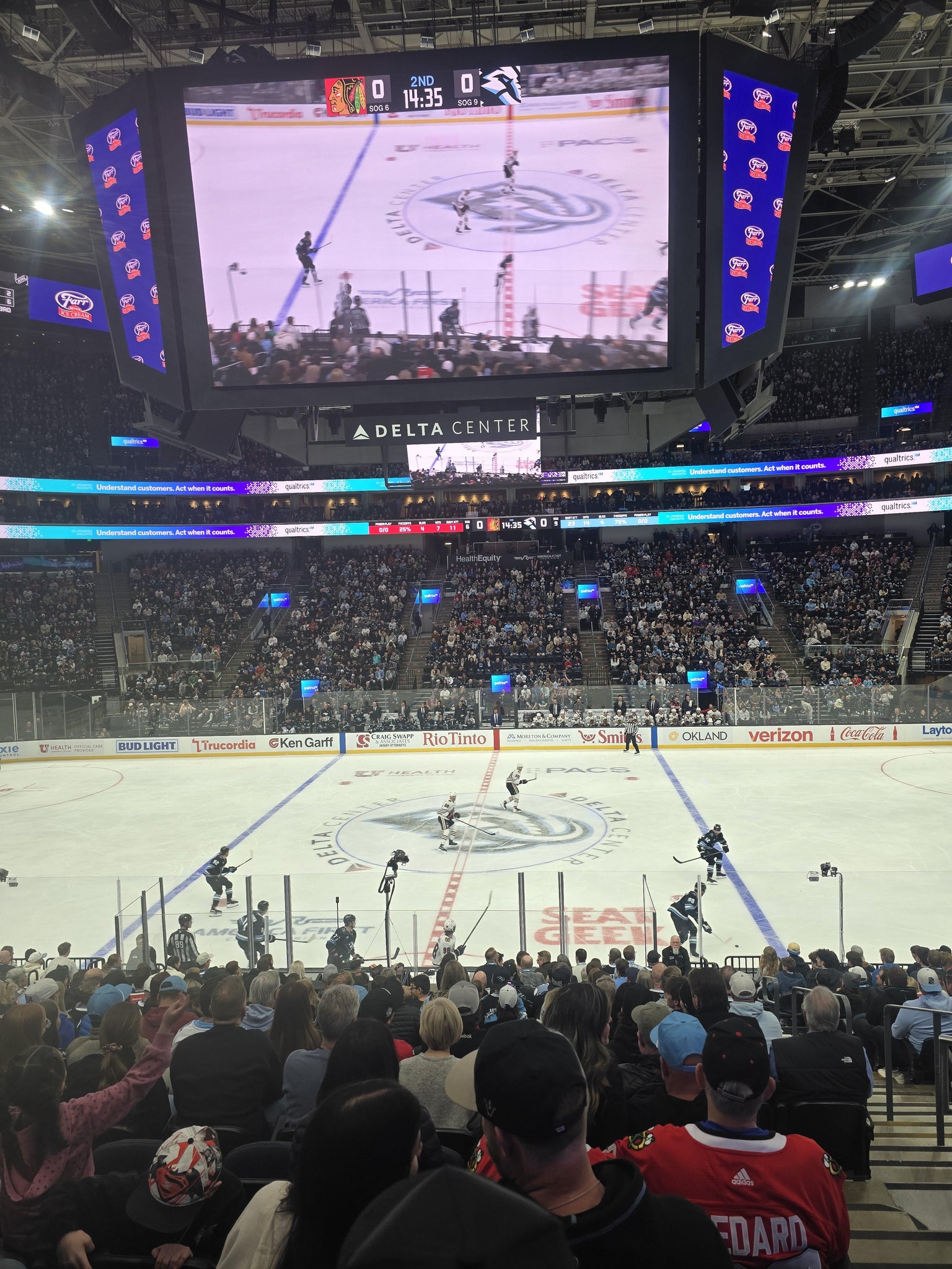 Real Fan View taken from Section 18 at Delta Center by Jeremy O
