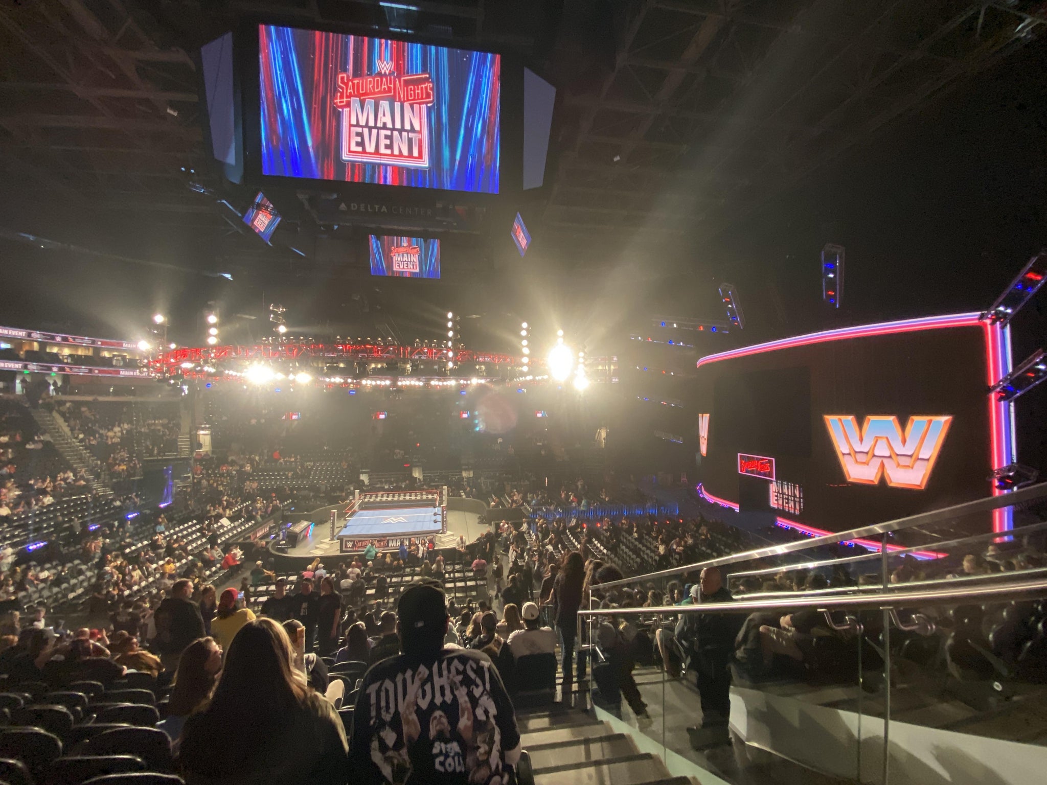 Real Fan View taken from Section 18 at Delta Center by Cameron L