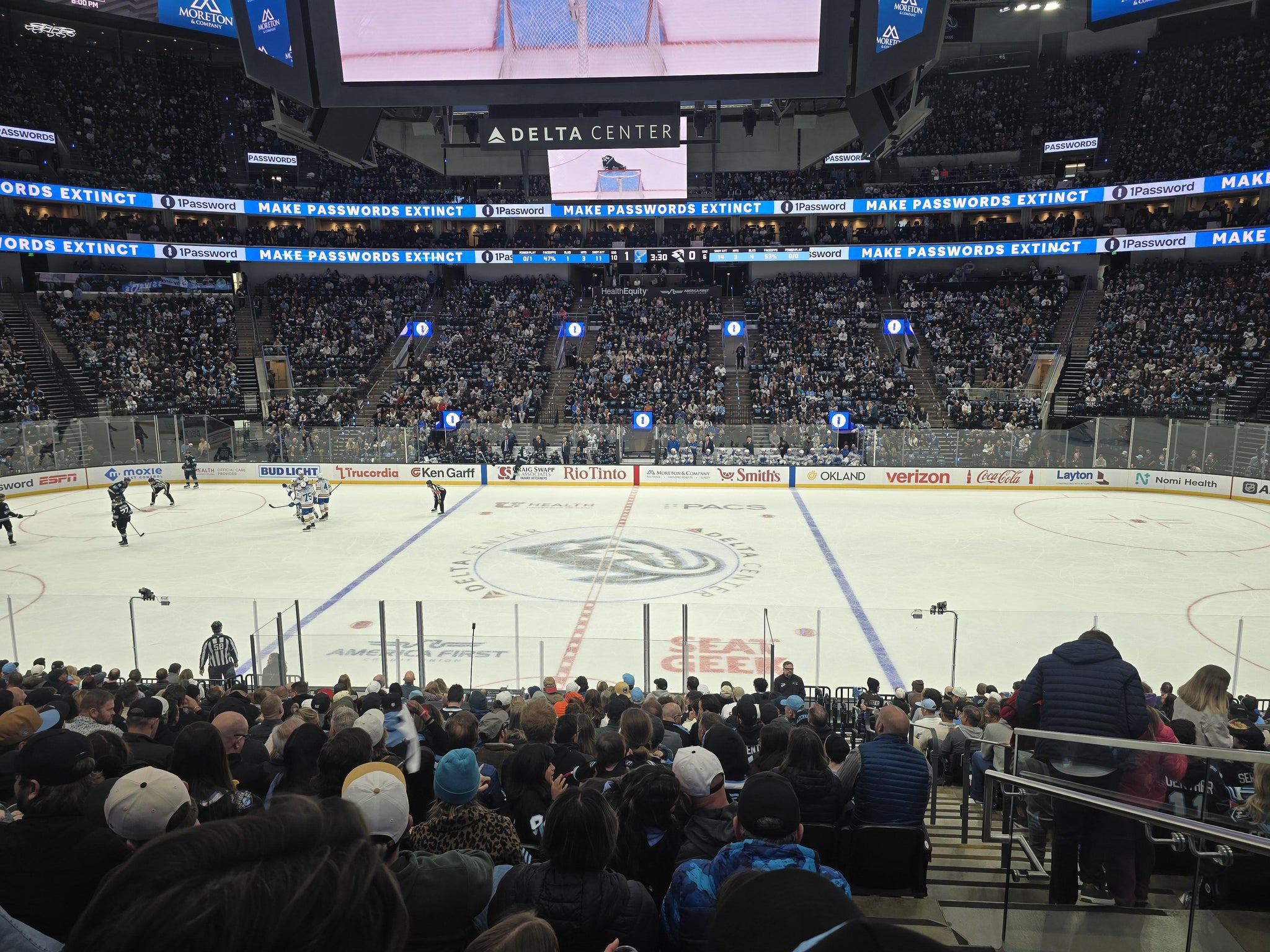 Real Fan View taken from Section 18 at Delta Center by Jeremy O