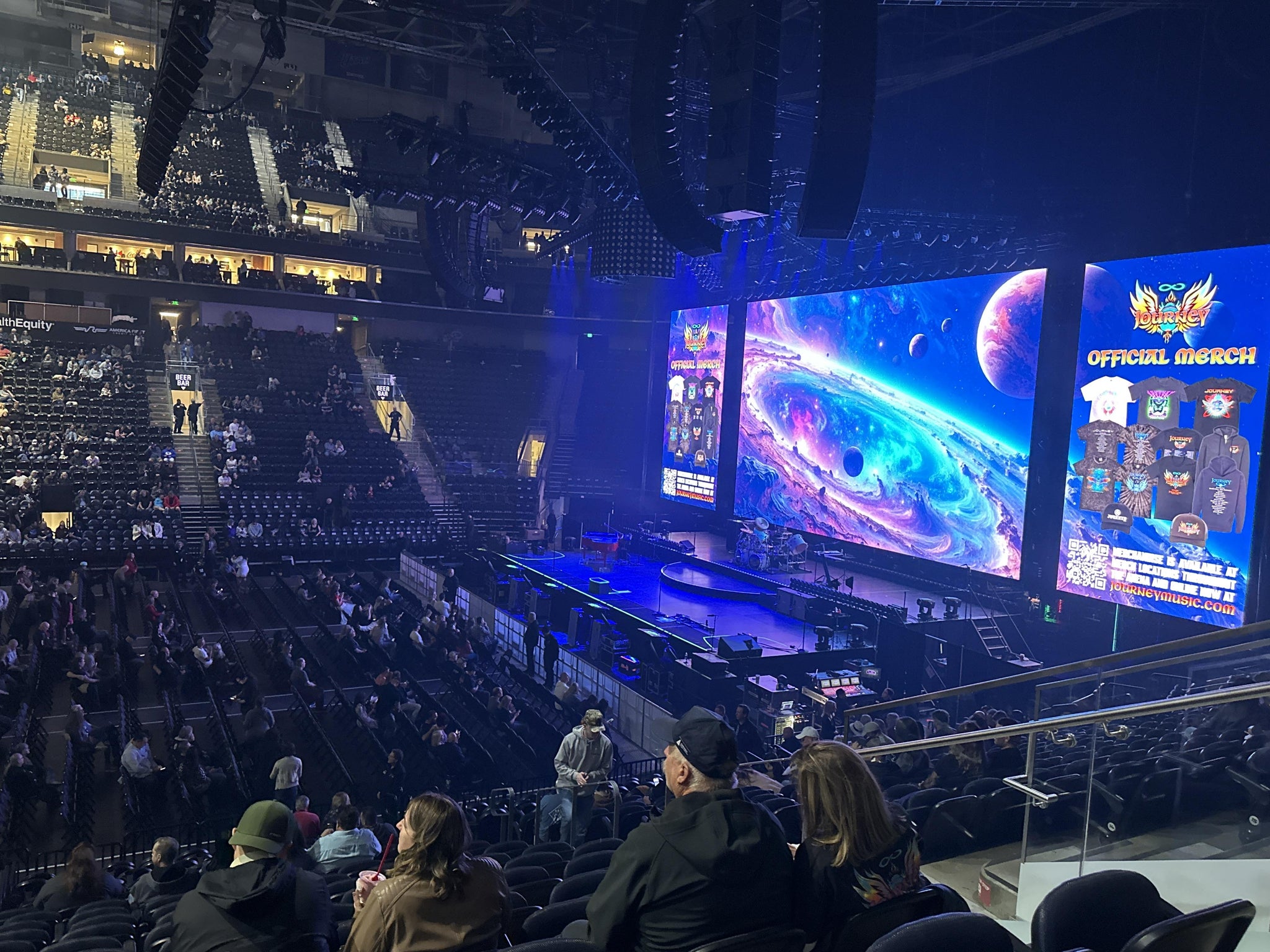 Real Fan View taken from Section 18 at Delta Center by Morgan D