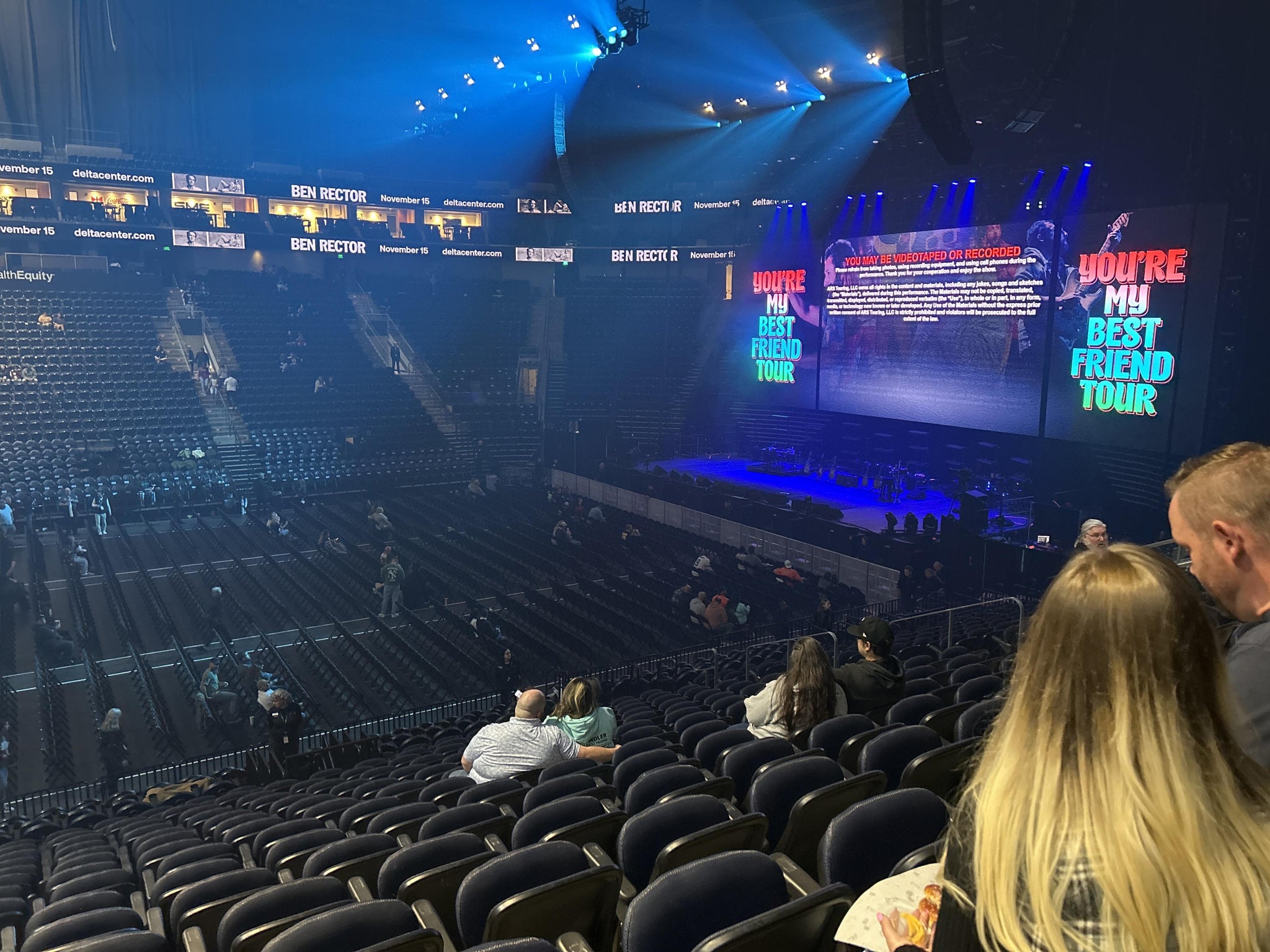 Real Fan View taken from Section 18 at Delta Center by Anakin W