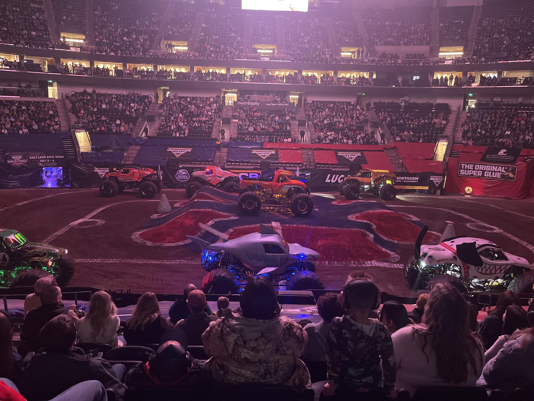 Real Fan View taken from Section 18 at Delta Center by Gideon C