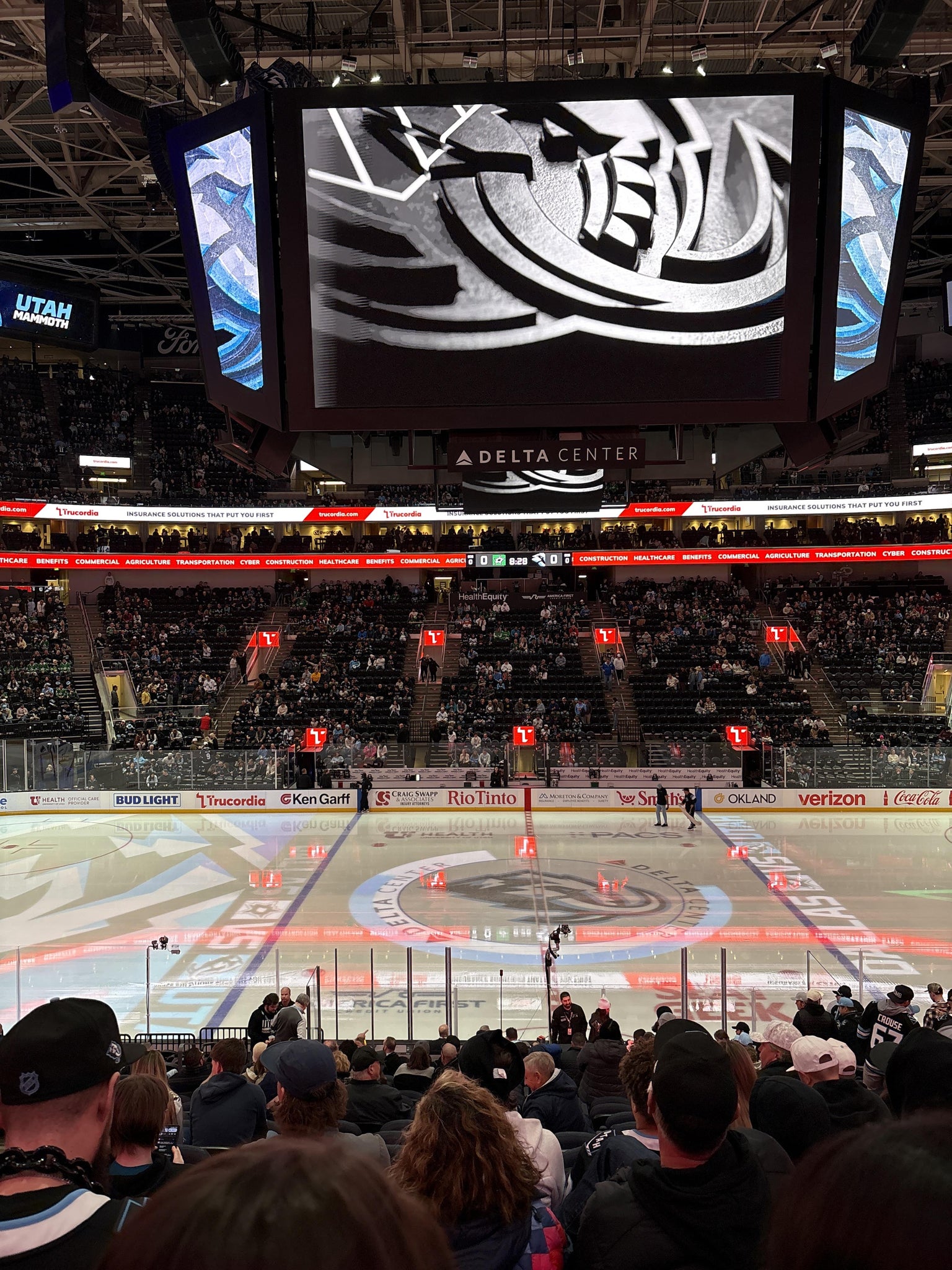 Real Fan View taken from Section 18 at Delta Center by Daniel S