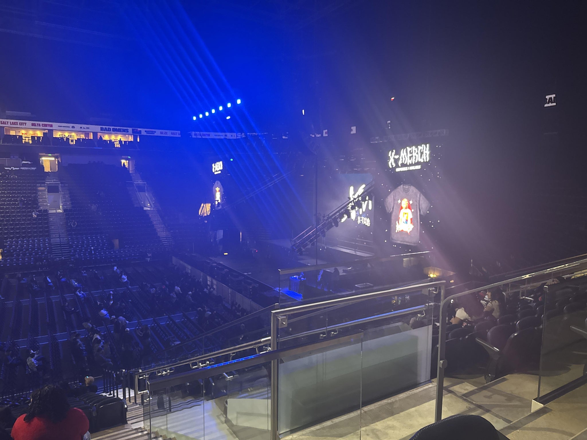 Real Fan View taken from Section 18 at Delta Center by Blanca  L