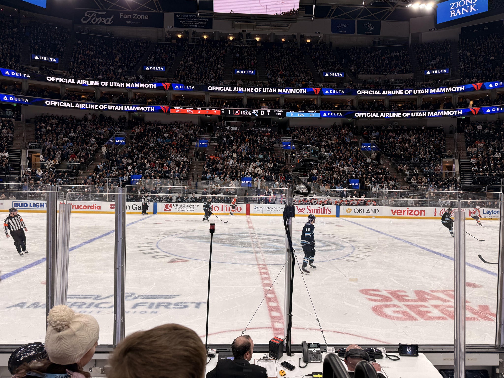 Real Fan View taken from Section 18 at Delta Center by Steve V