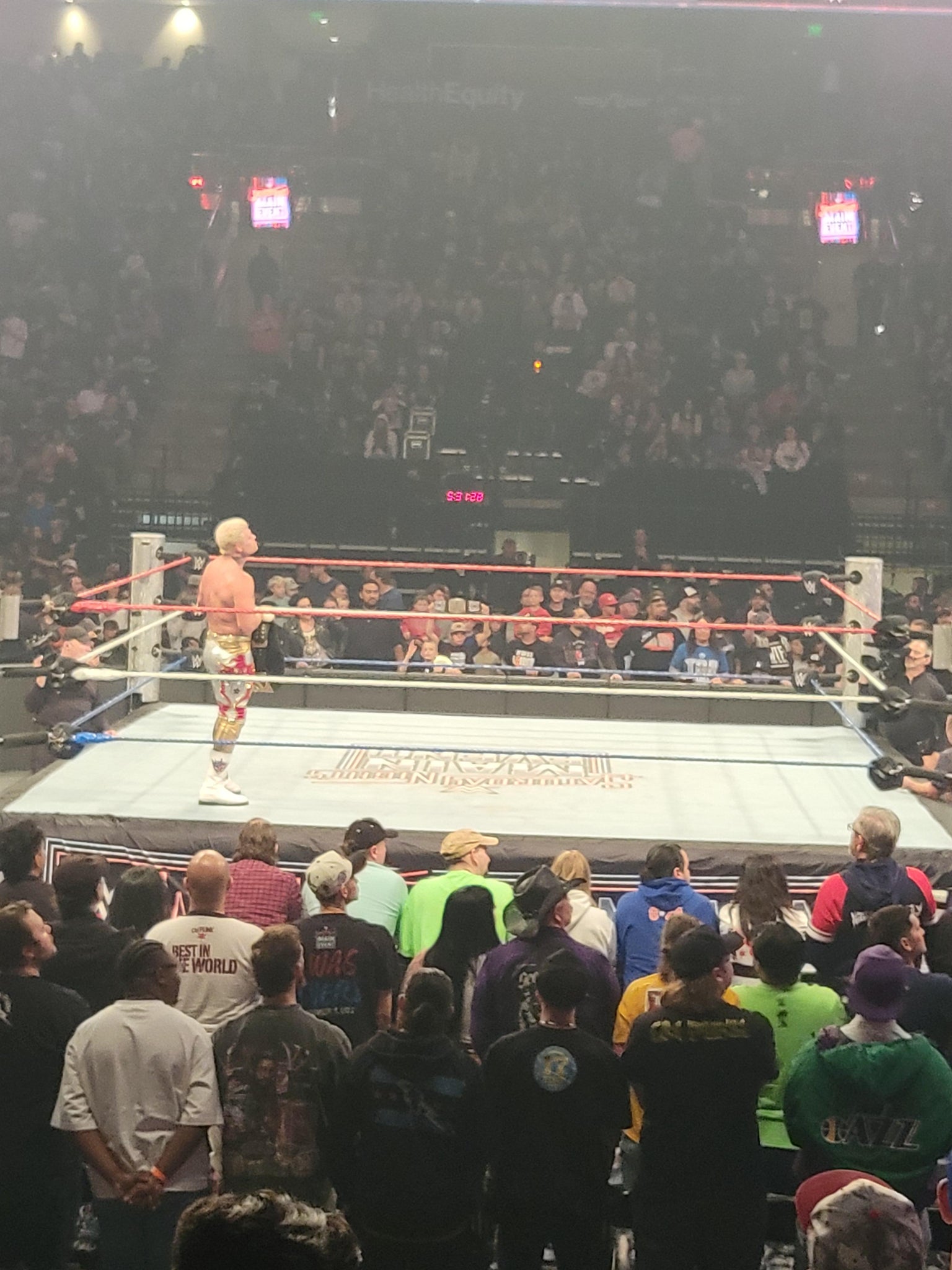 Real Fan View taken from Section 18 at Delta Center by Oliverio O