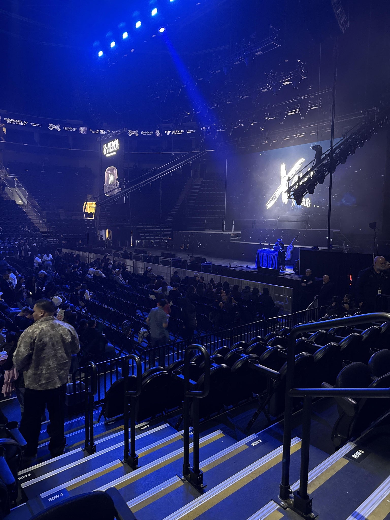 Real Fan View taken from Section 18 at Delta Center by Anonymous User
