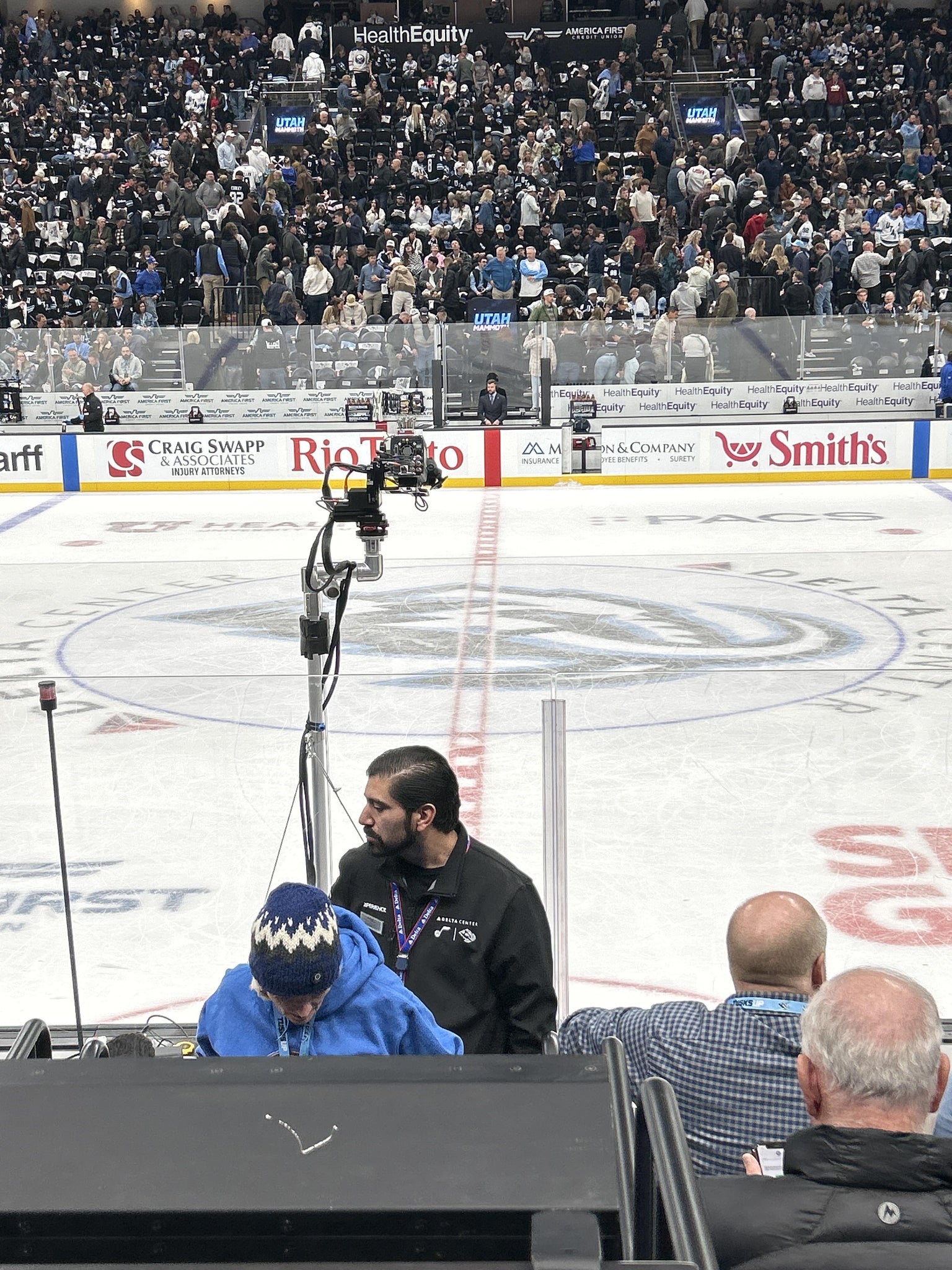 Real Fan View taken from Section 18 at Delta Center by John T