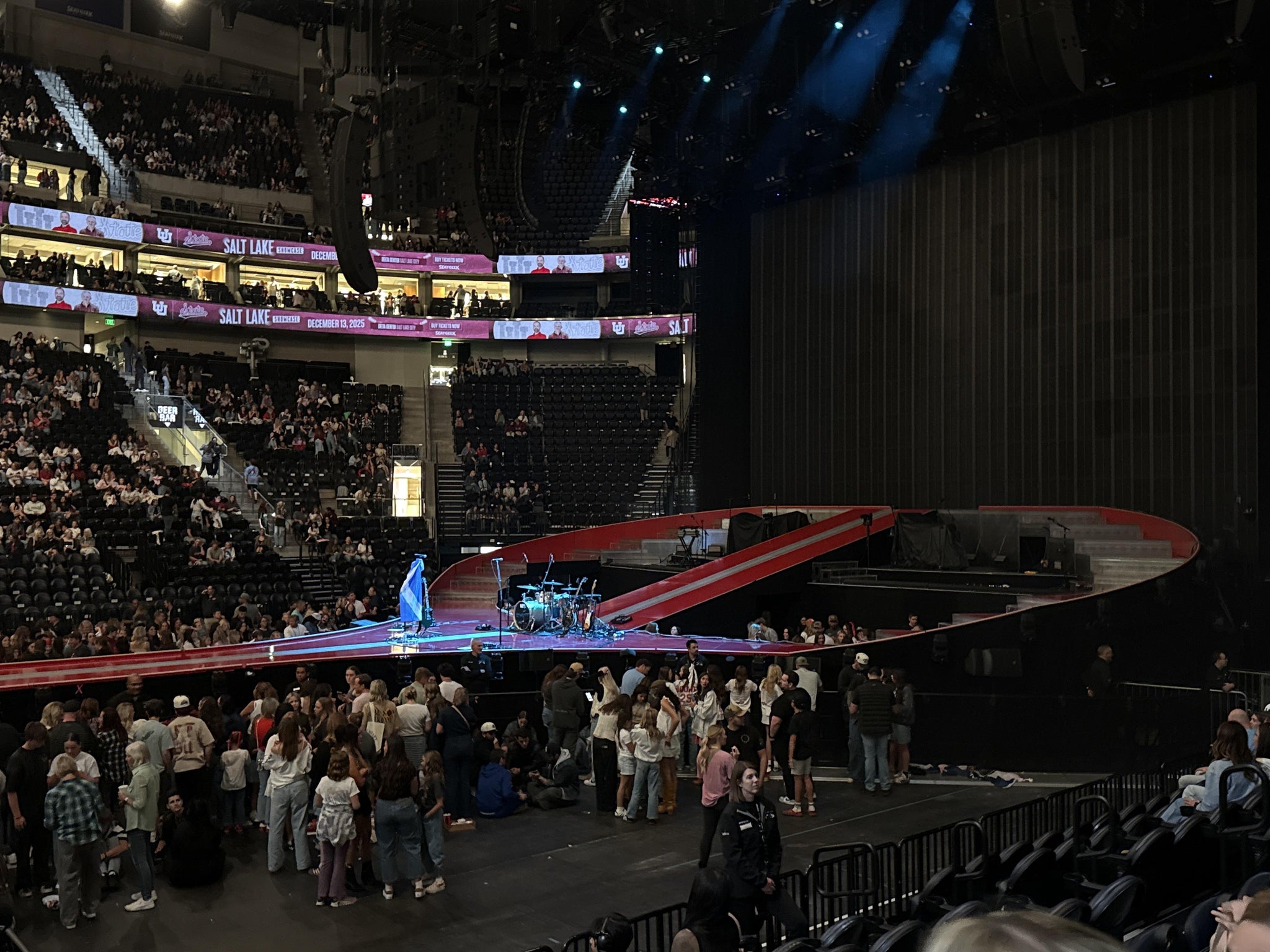 Real Fan View taken from Section 18 at Delta Center by Katie F