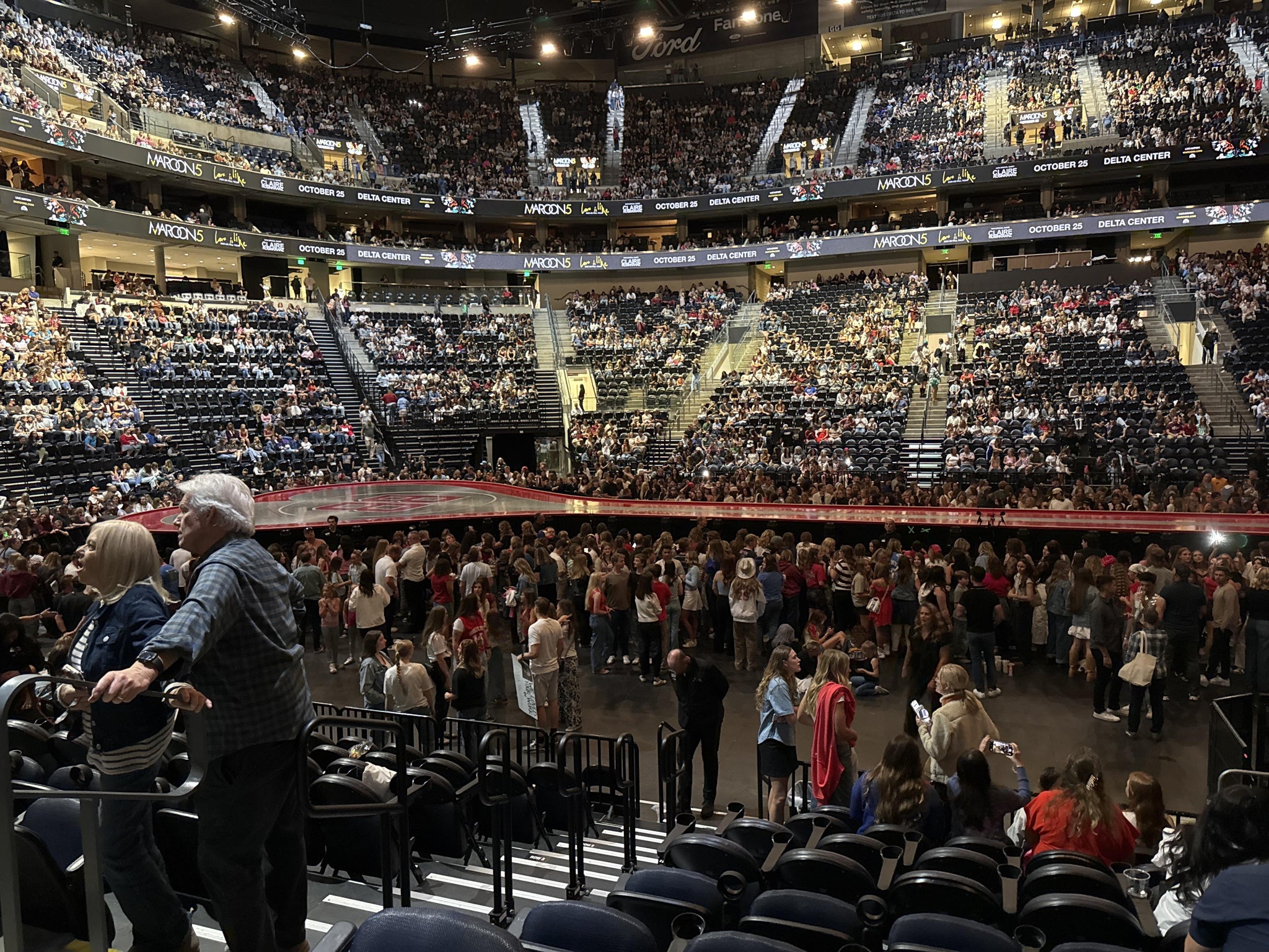 Real Fan View taken from Section 18 at Delta Center by Braxton B