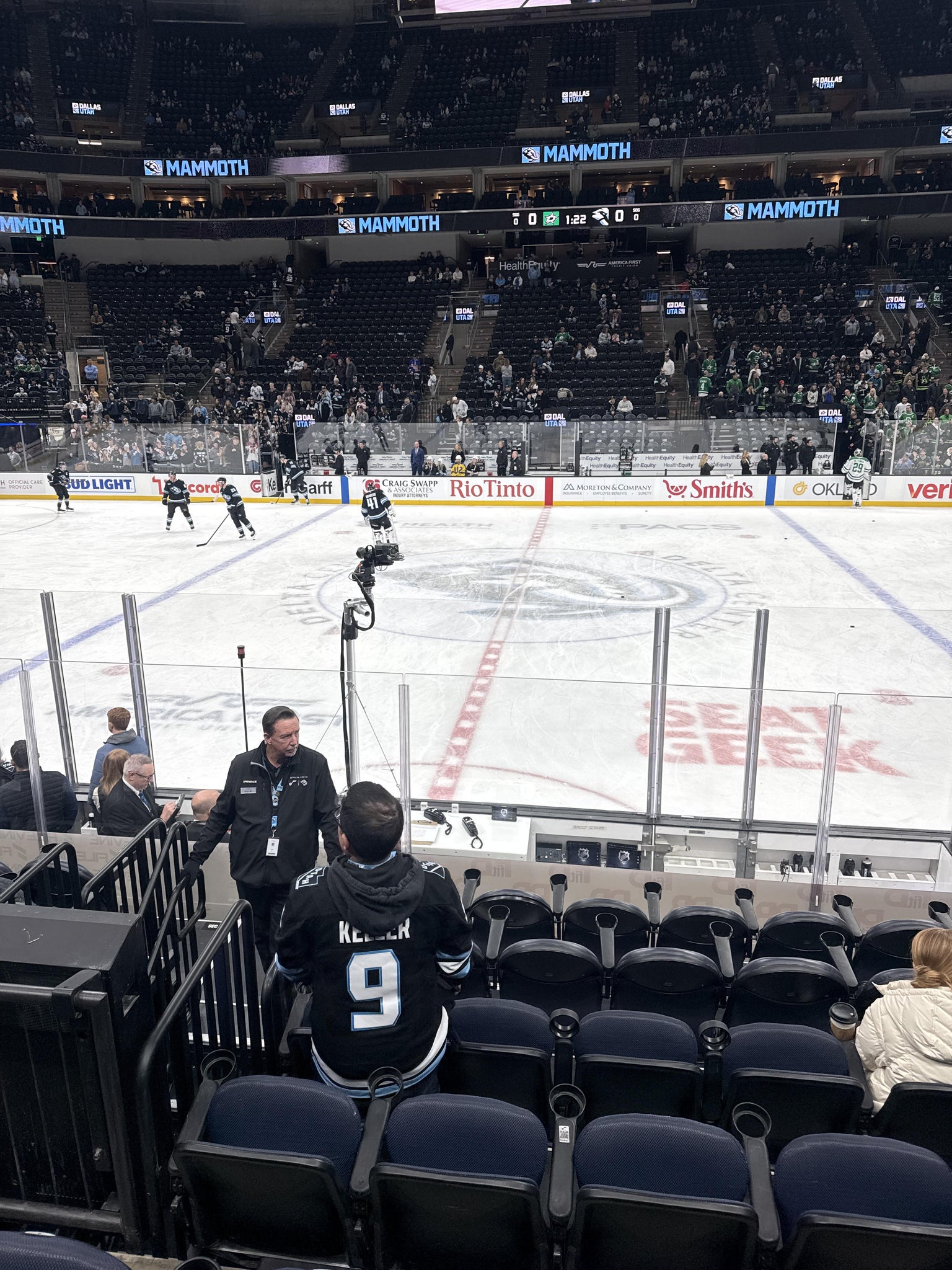 Real Fan View taken from Section 18 at Delta Center by Kyle A