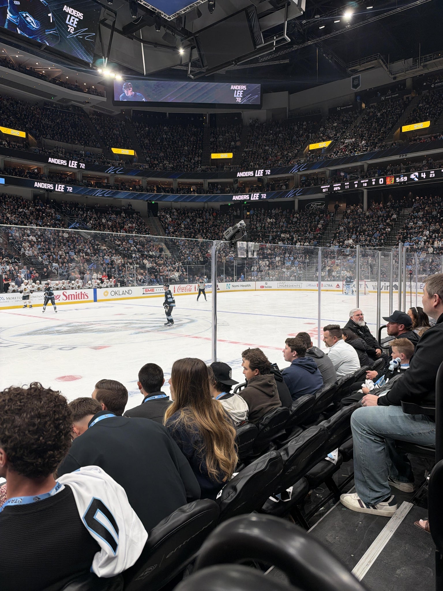 Real Fan View taken from Section 19 at Delta Center by Tyler L
